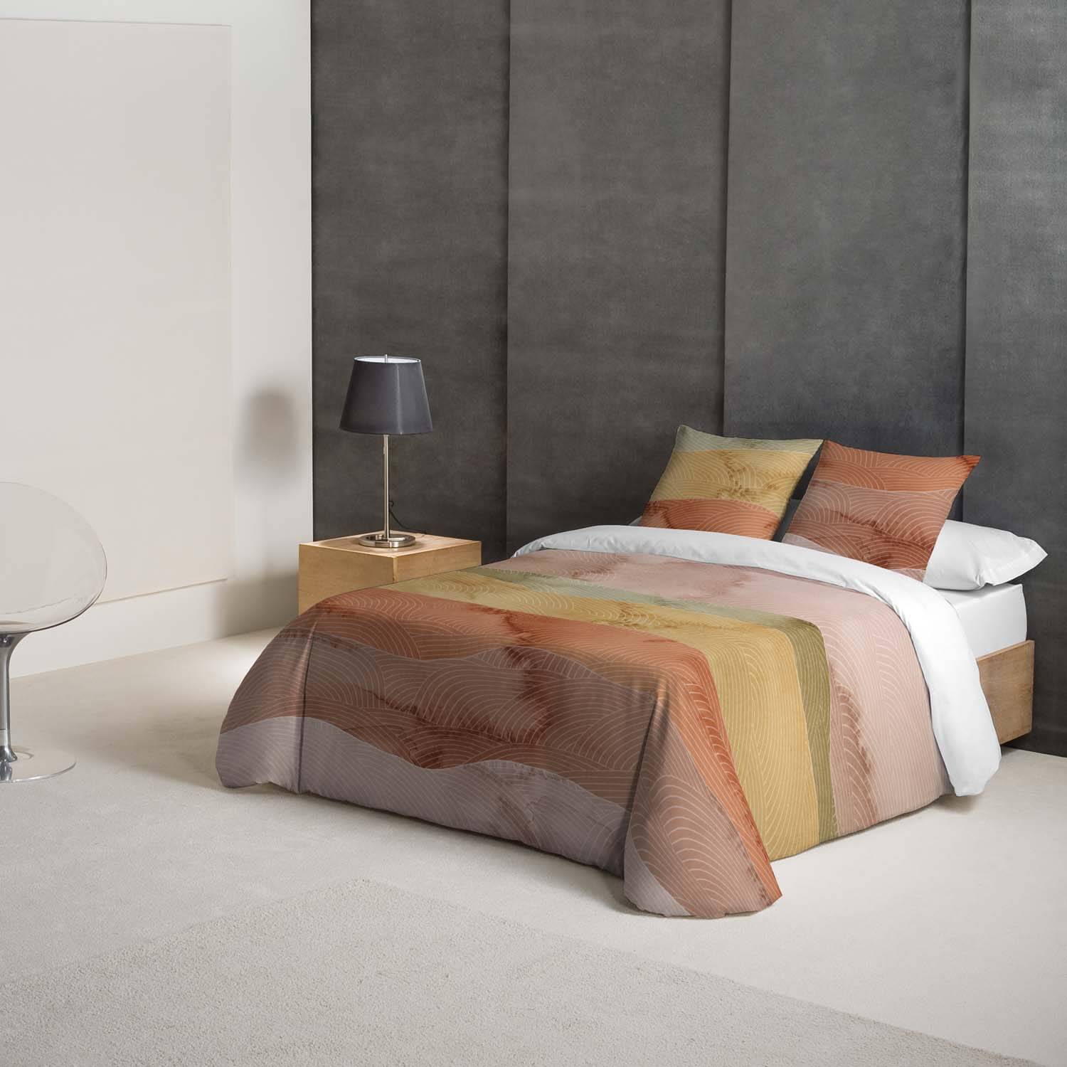 FUNDA NÓRDICA ESTAMPADA OCEAN TERRA 100% ALGODÓN