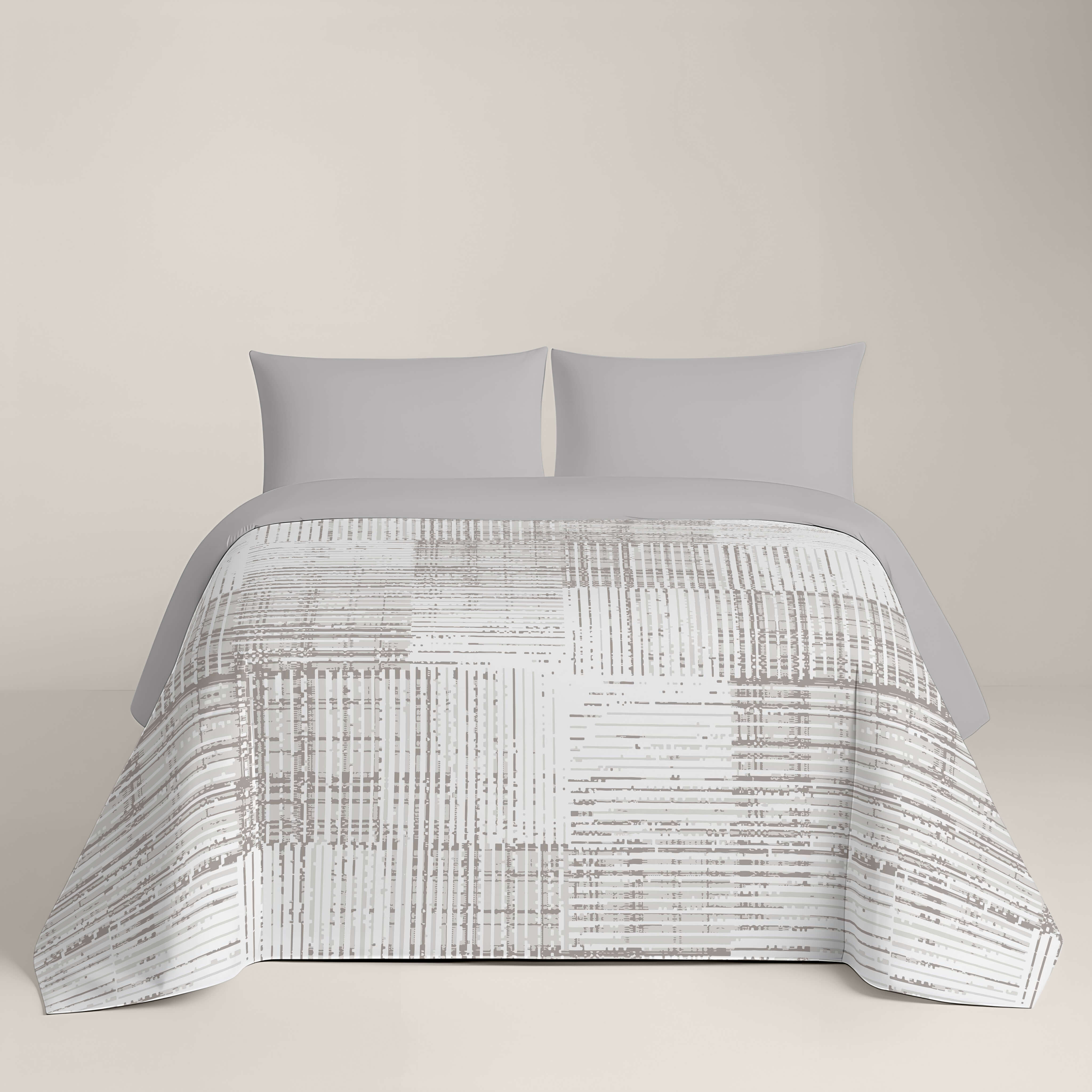 FUNDA NÓRDICA ESTAMPADA TEXTURE 100% ALGODÓN