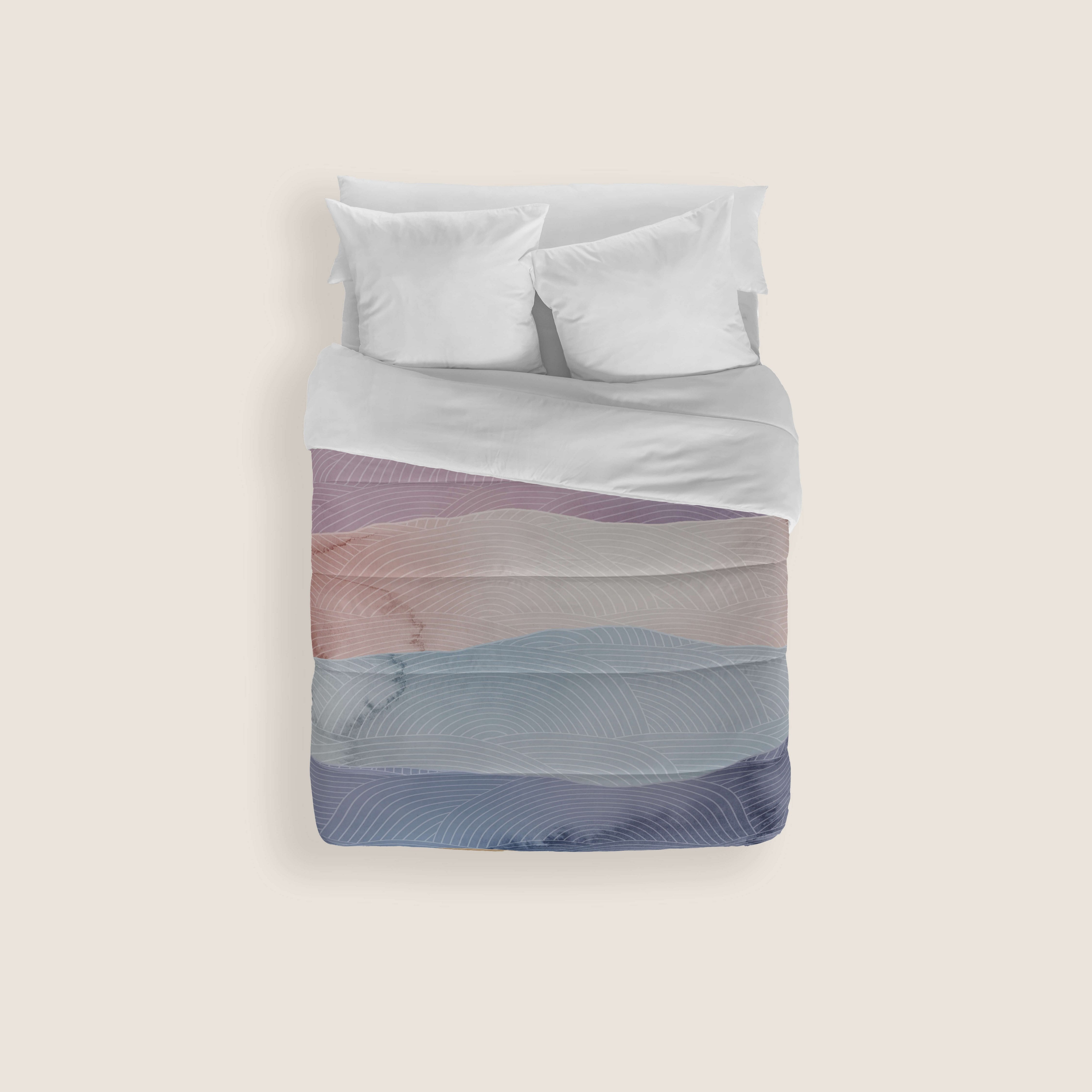 EDREDÓN NÓRDICO ESTAMPADO OCEAN BLUE