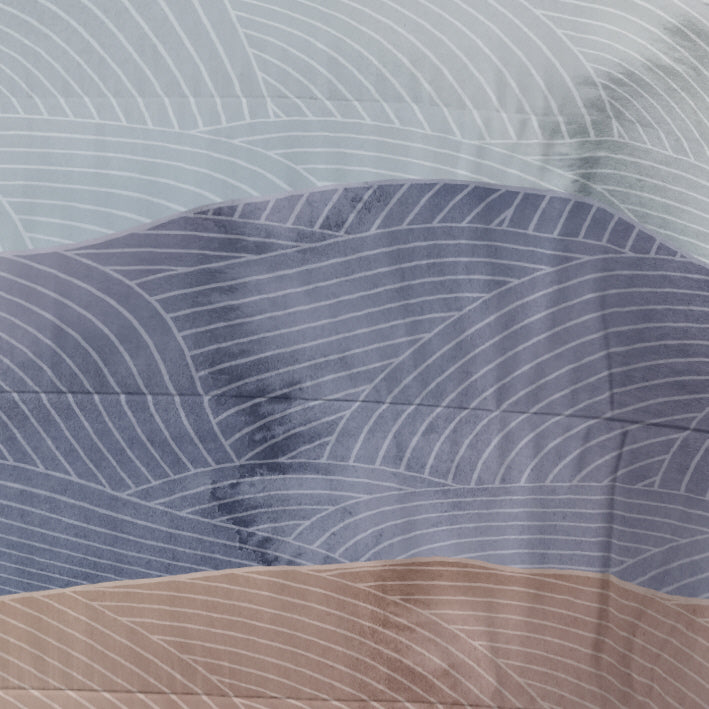 EDREDÓN NÓRDICO ESTAMPADO OCEAN BLUE