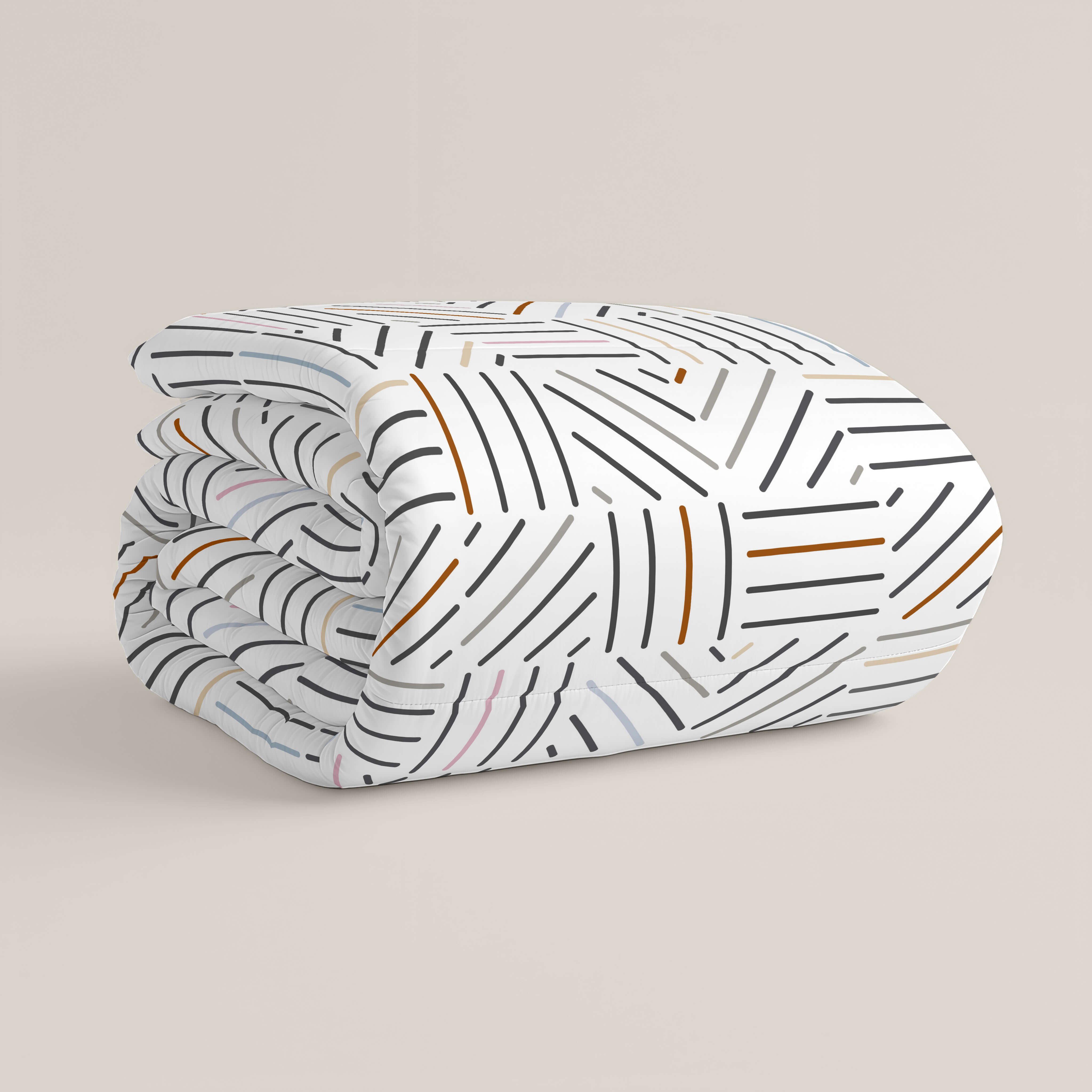 EDREDÓN NÓRDICO ESTAMPADO TRAMES