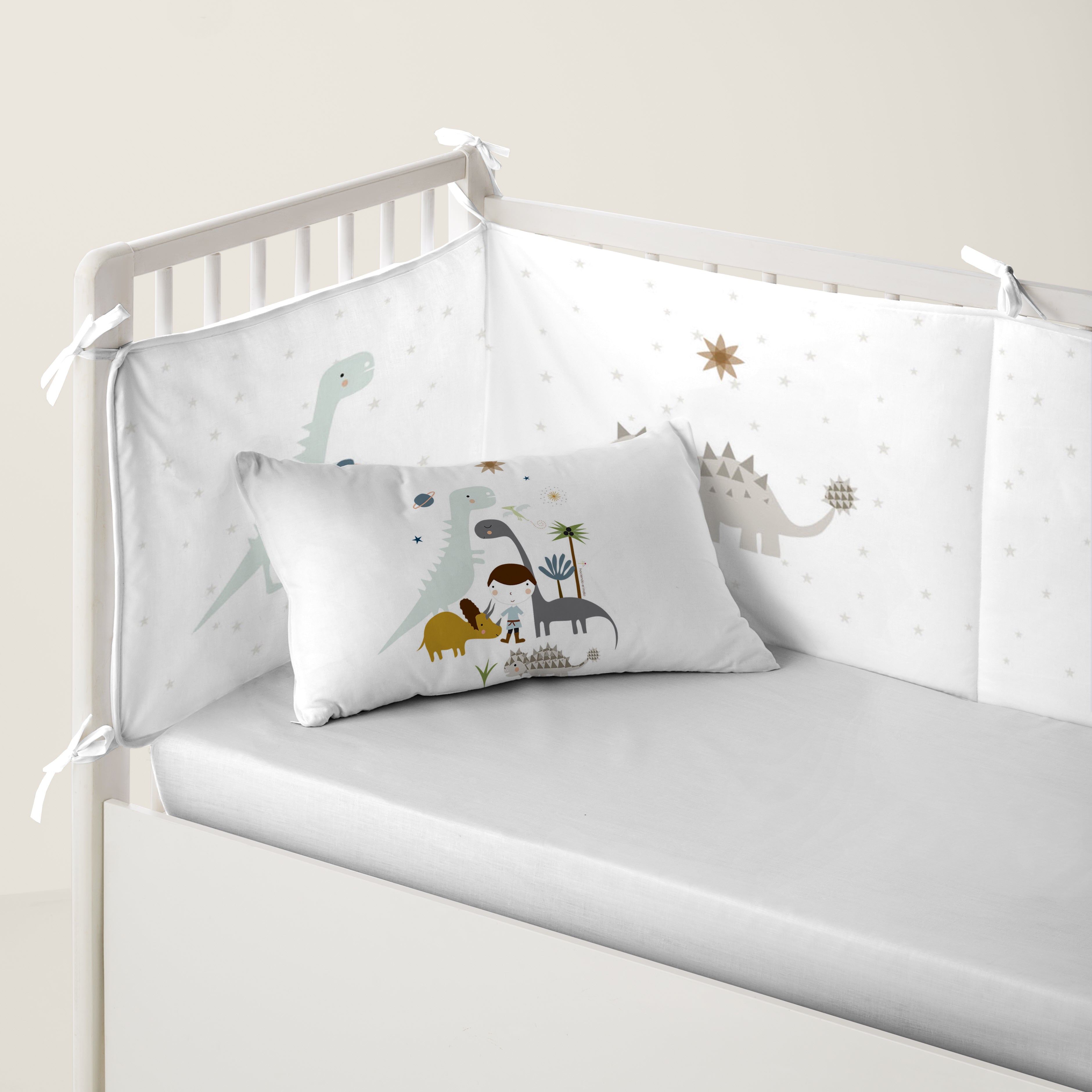 PROTECTOR CHICHONERA DE CUNA BEBÉ DINOS