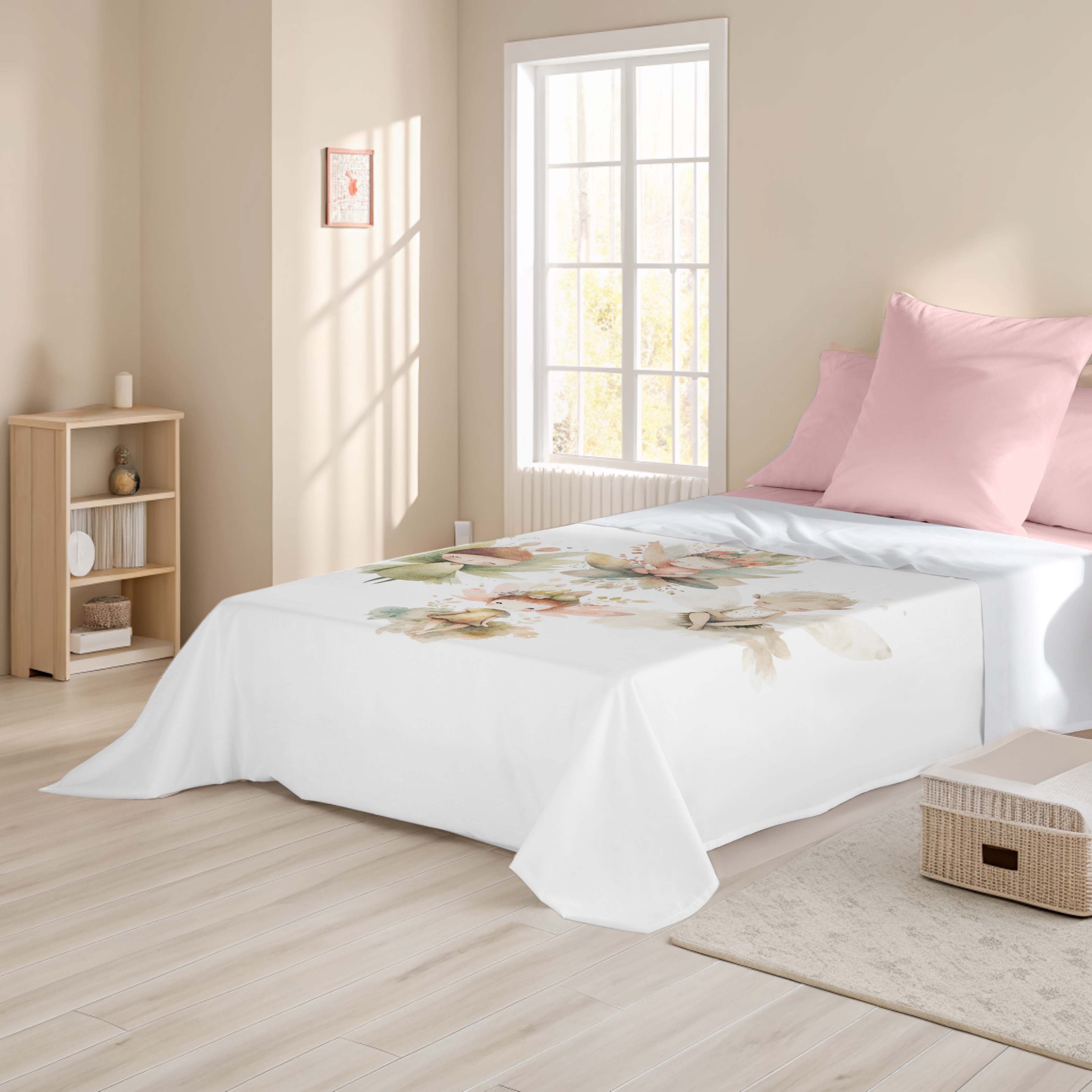 JUEGO SÁBANAS ESTAMPADAS INFANTIL FALA 100% ALGODÓN