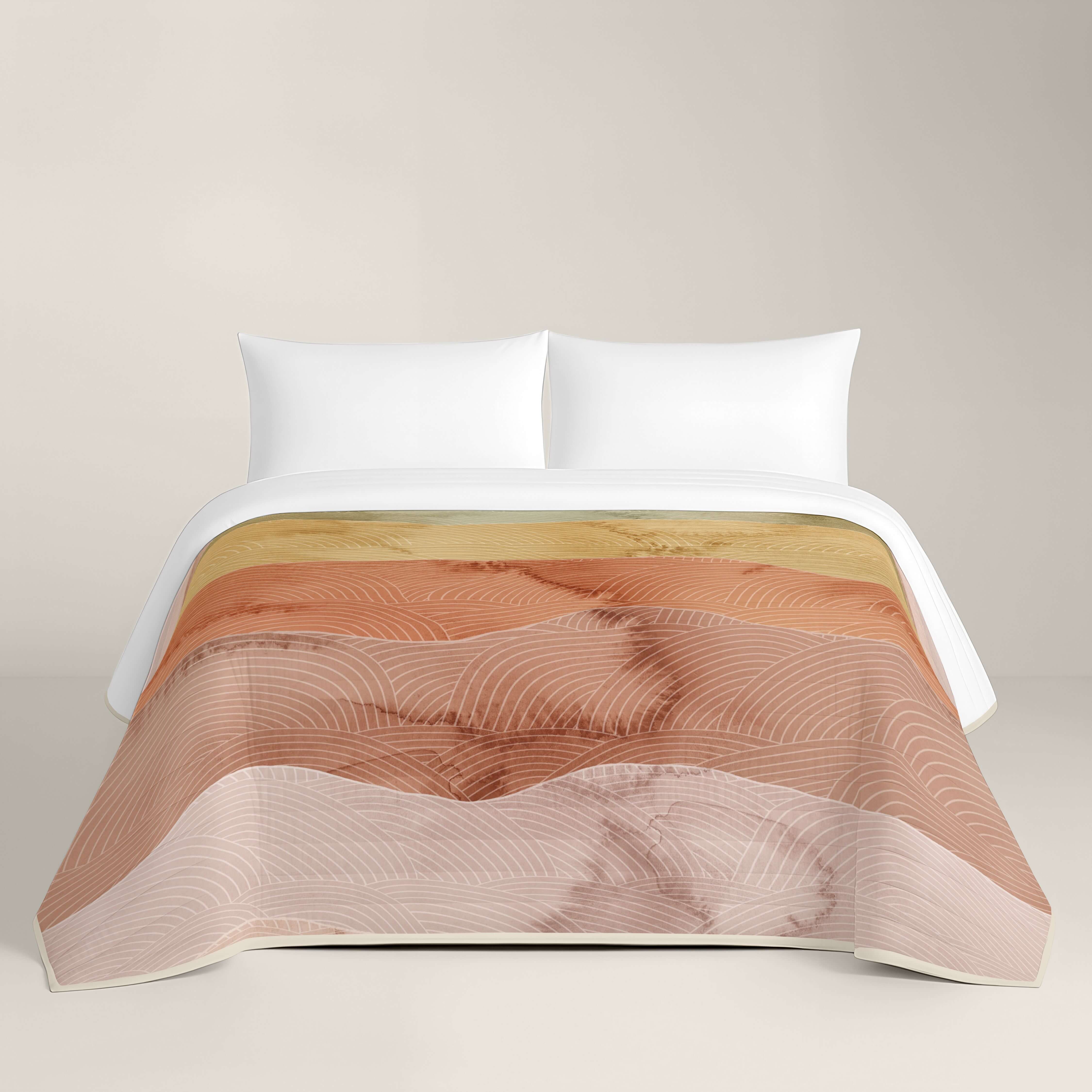 COLCHA BOUTI ESTAMPADA OCEAN TERRA