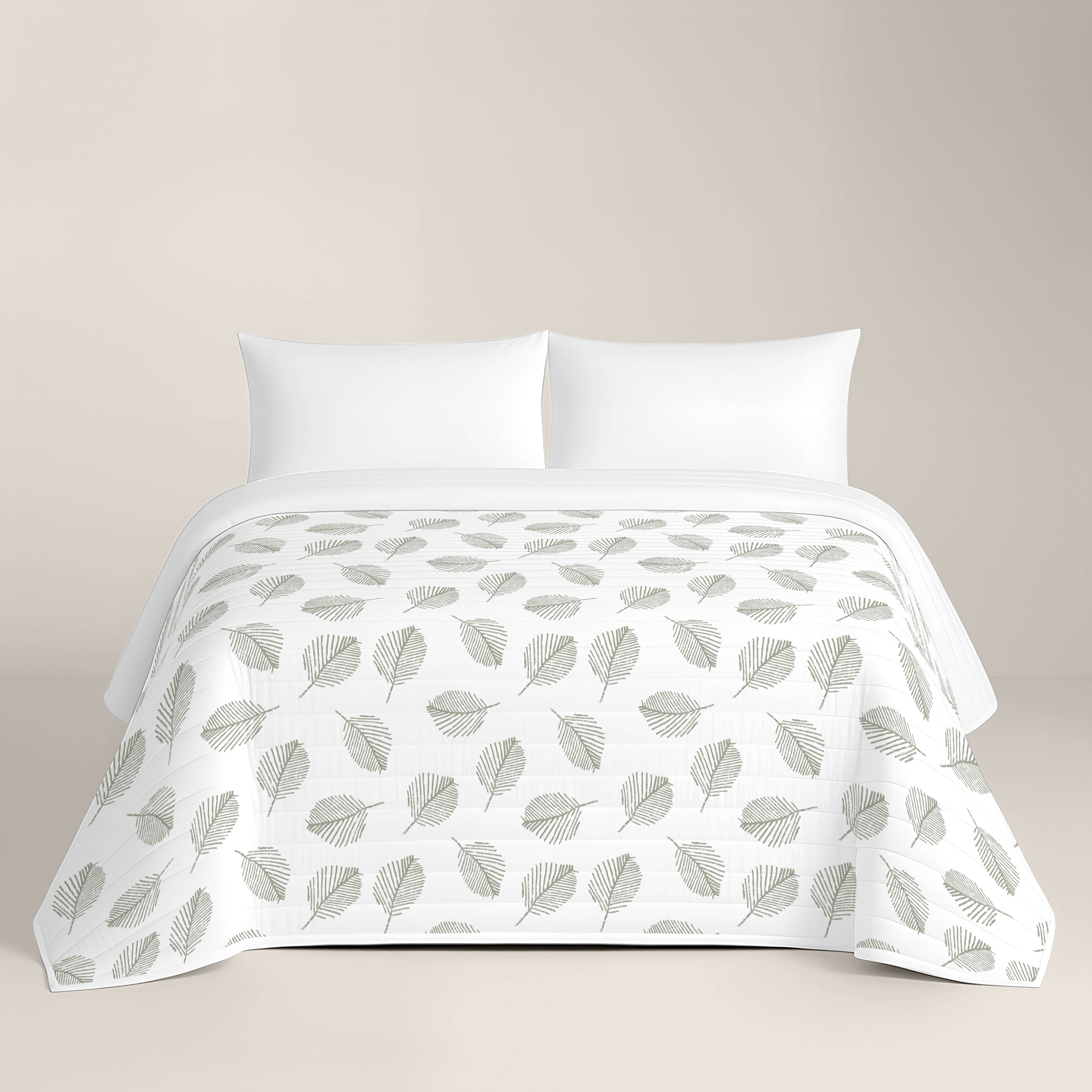 COLCHA BOUTI ESTAMPADA JAHO SAGE