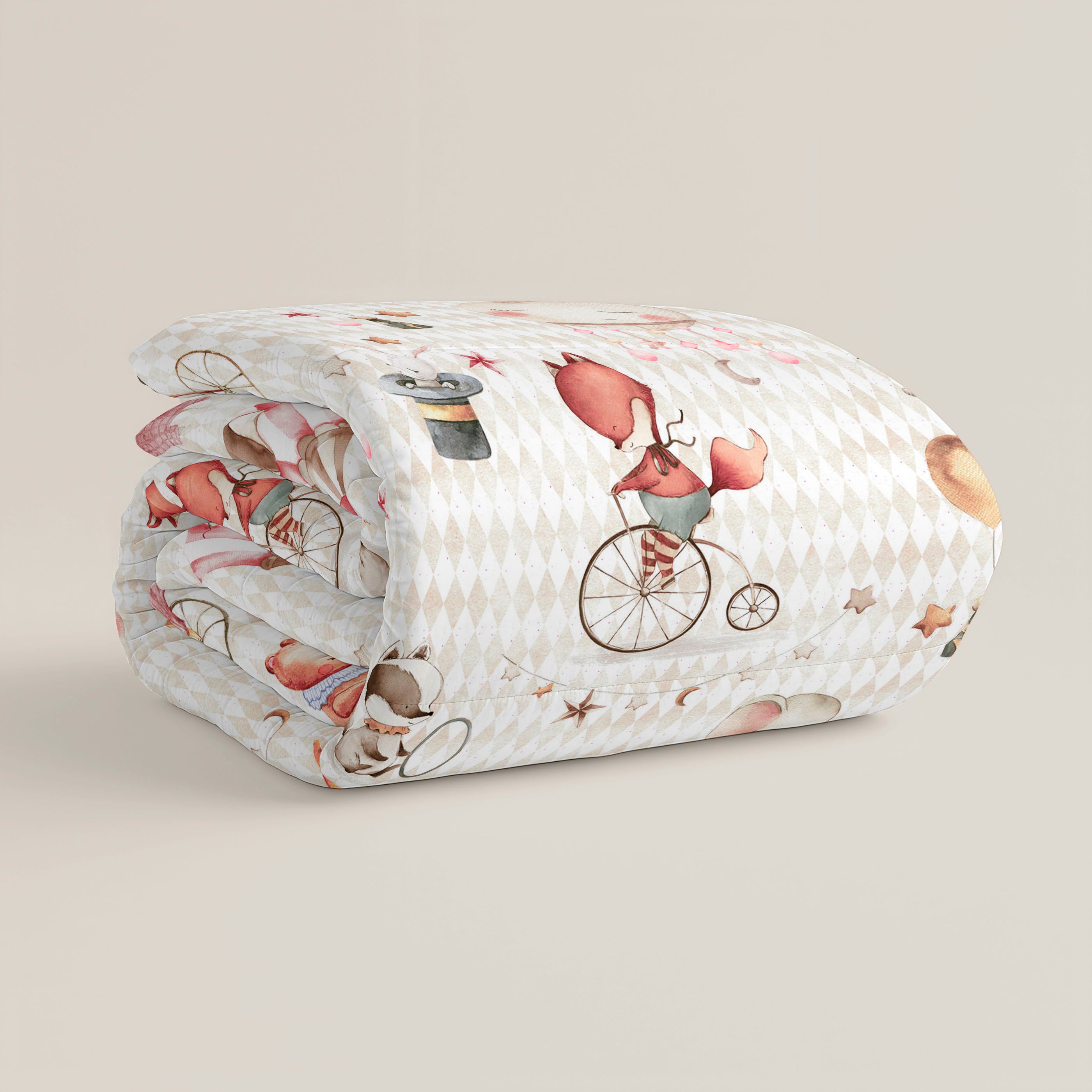 EDREDÓN NÓRDICO ESTAMPADO INFANTIL CIRCUS