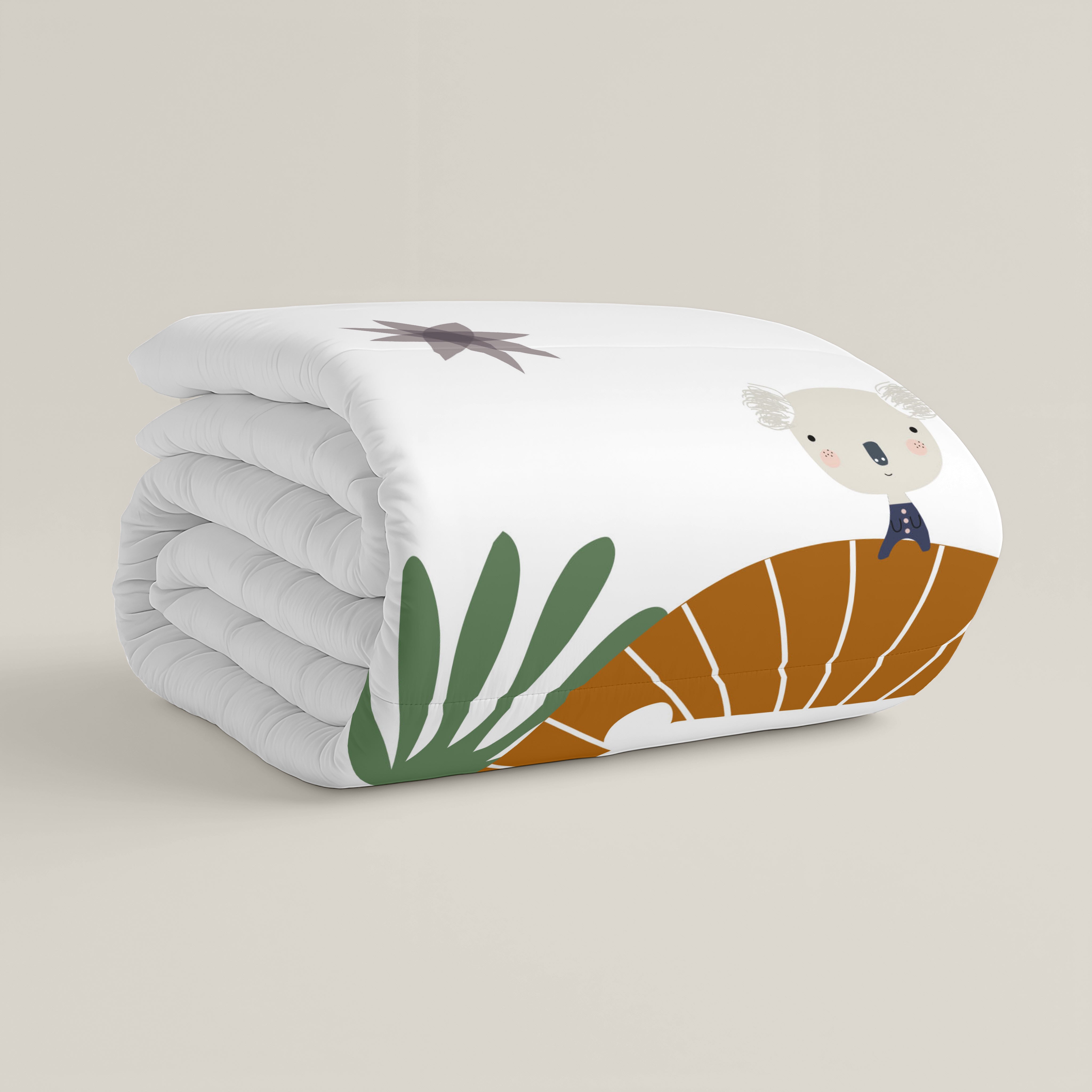 EDREDÓN NÓRDICO ESTAMPADO INFANTIL JUNGLA NIÑO