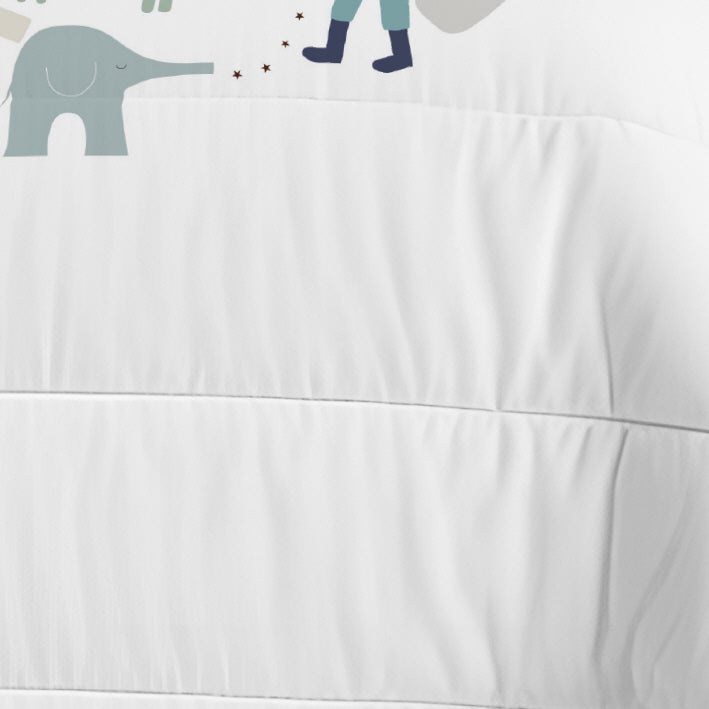 EDREDÓN NÓRDICO ESTAMPADO INFANTIL JUNGLA NIÑO