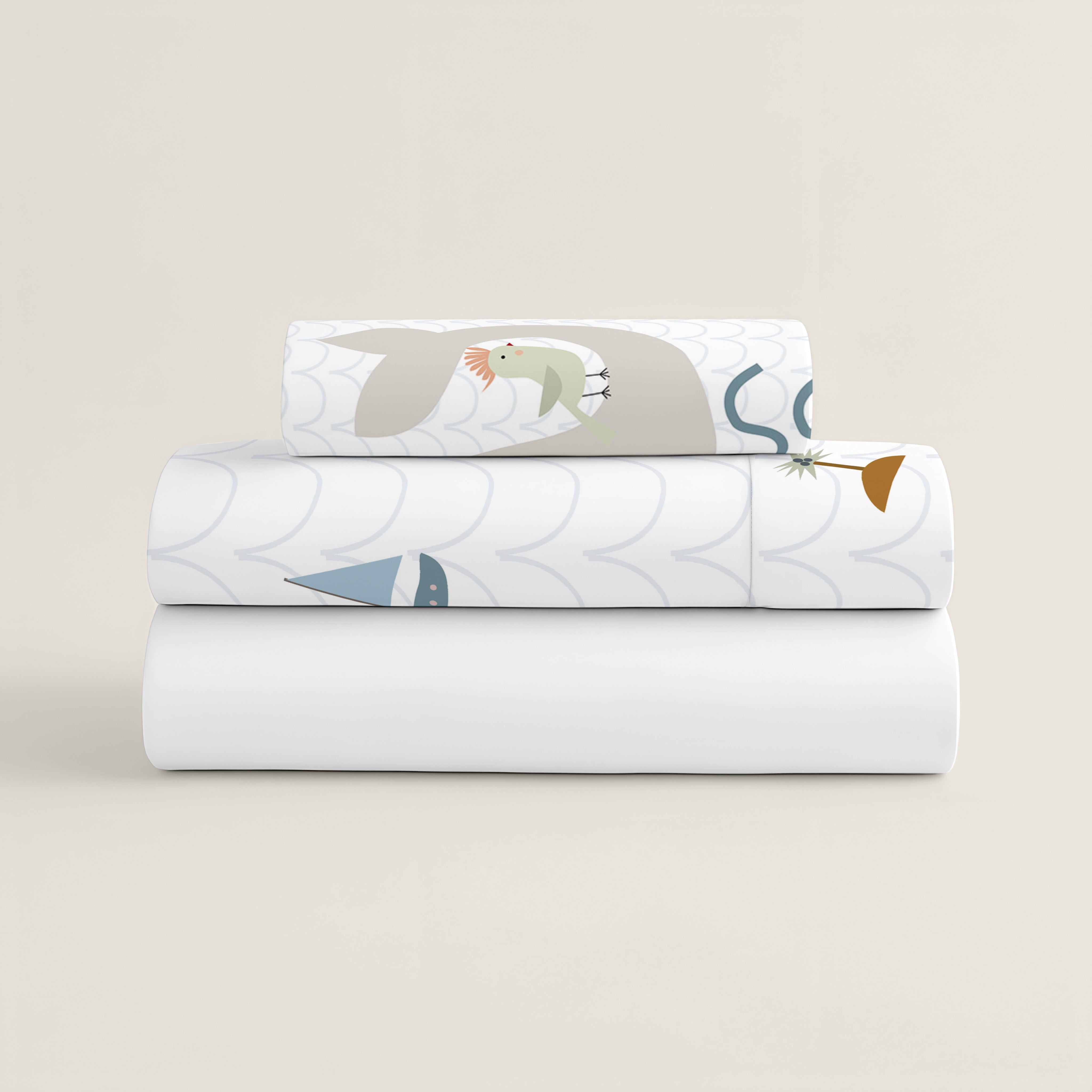 JUEGO DE SÁBANAS CUNA BEBÉ AVENTURA PIRATA B 100% ALGODÓN