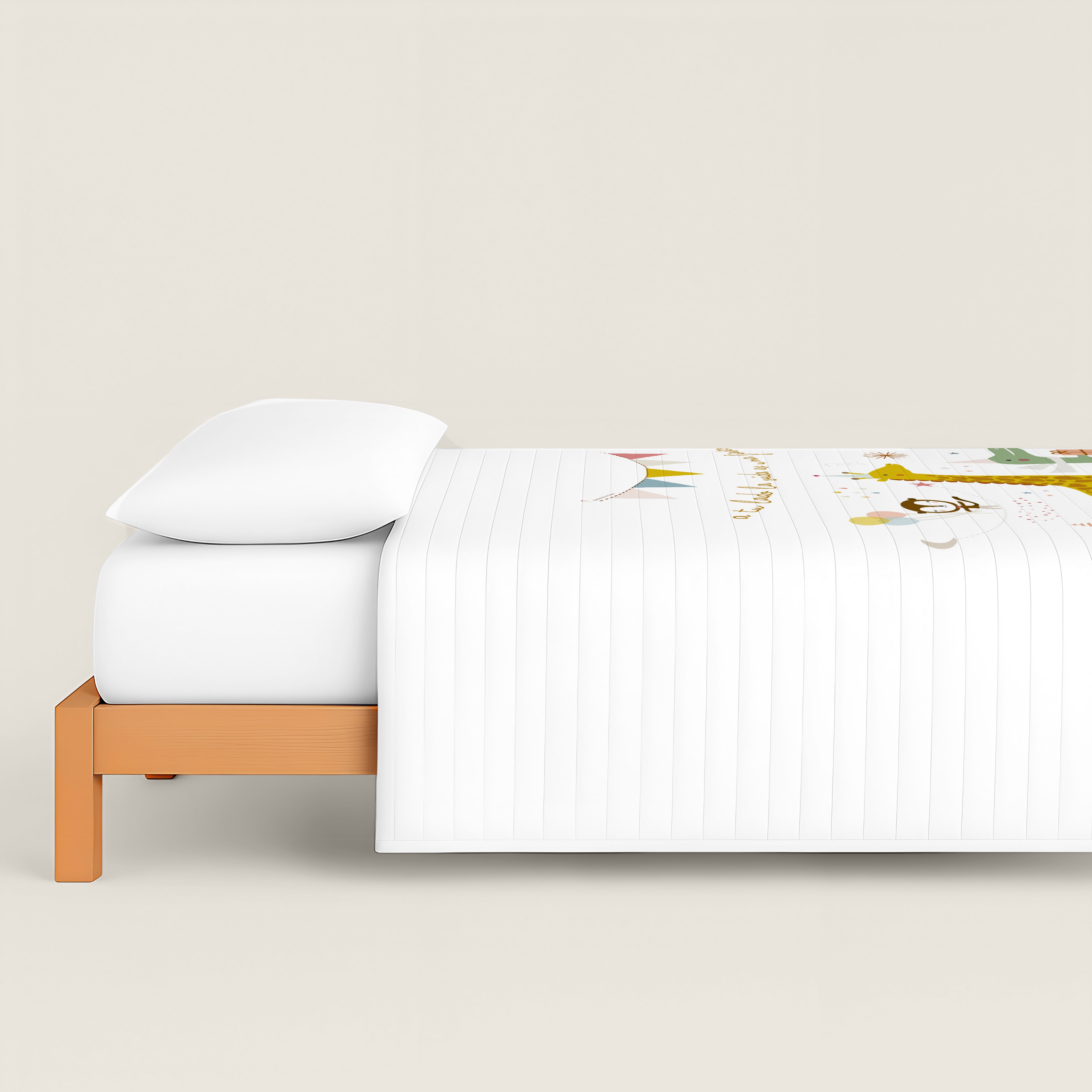 COLCHA BOUTI REVERSIBLE ESTAMPADA INFANTIL FIESTA 100% ALGODÓN