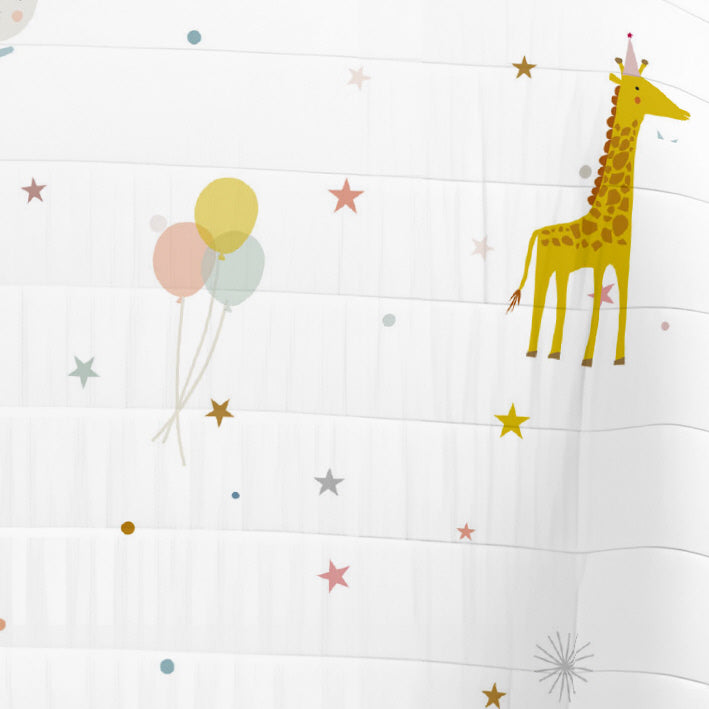 COLCHA BOUTI REVERSIBLE ESTAMPADA INFANTIL FIESTA 100% ALGODÓN