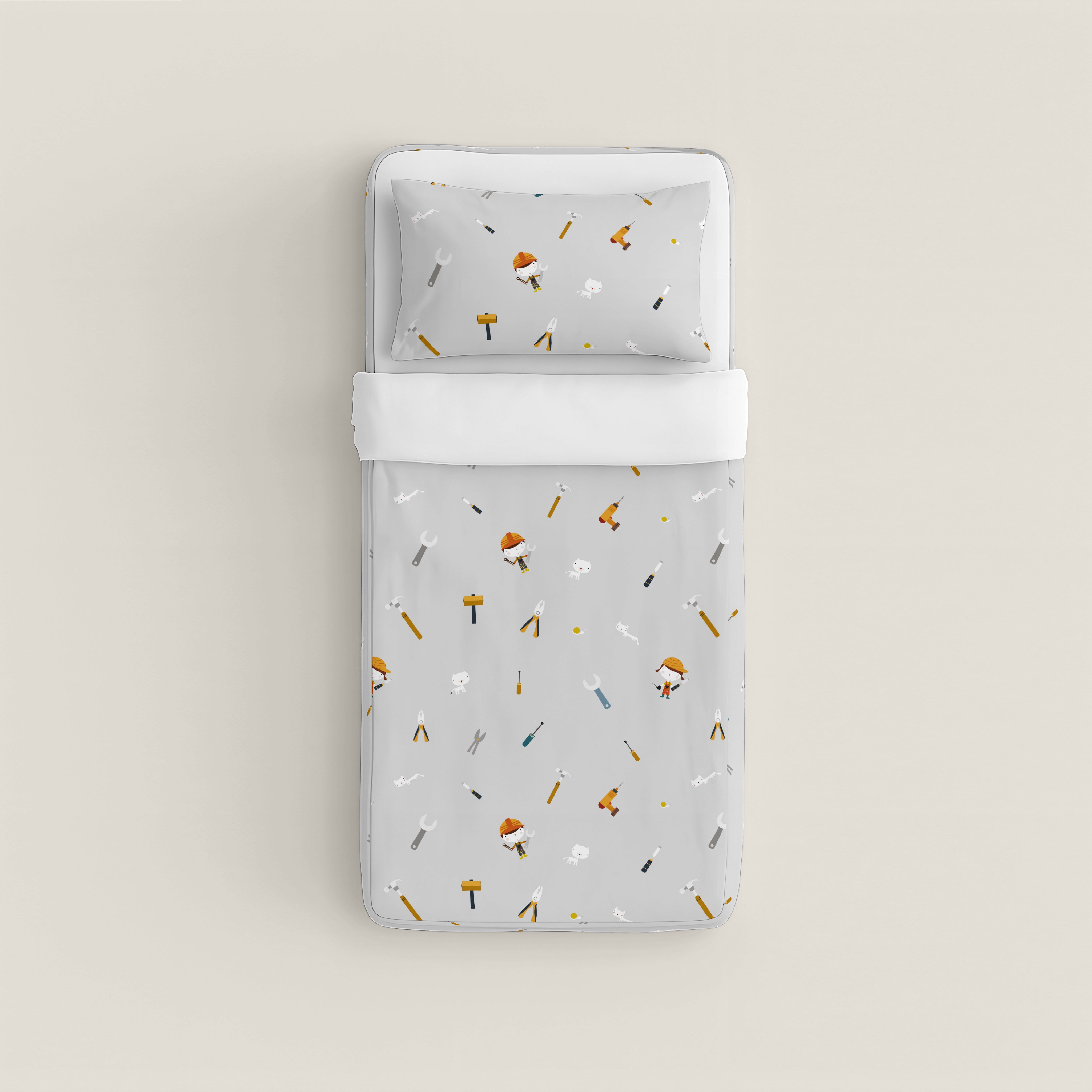 SACCO NORDICO PER BAMBINI UTENSILI 100% COTONE