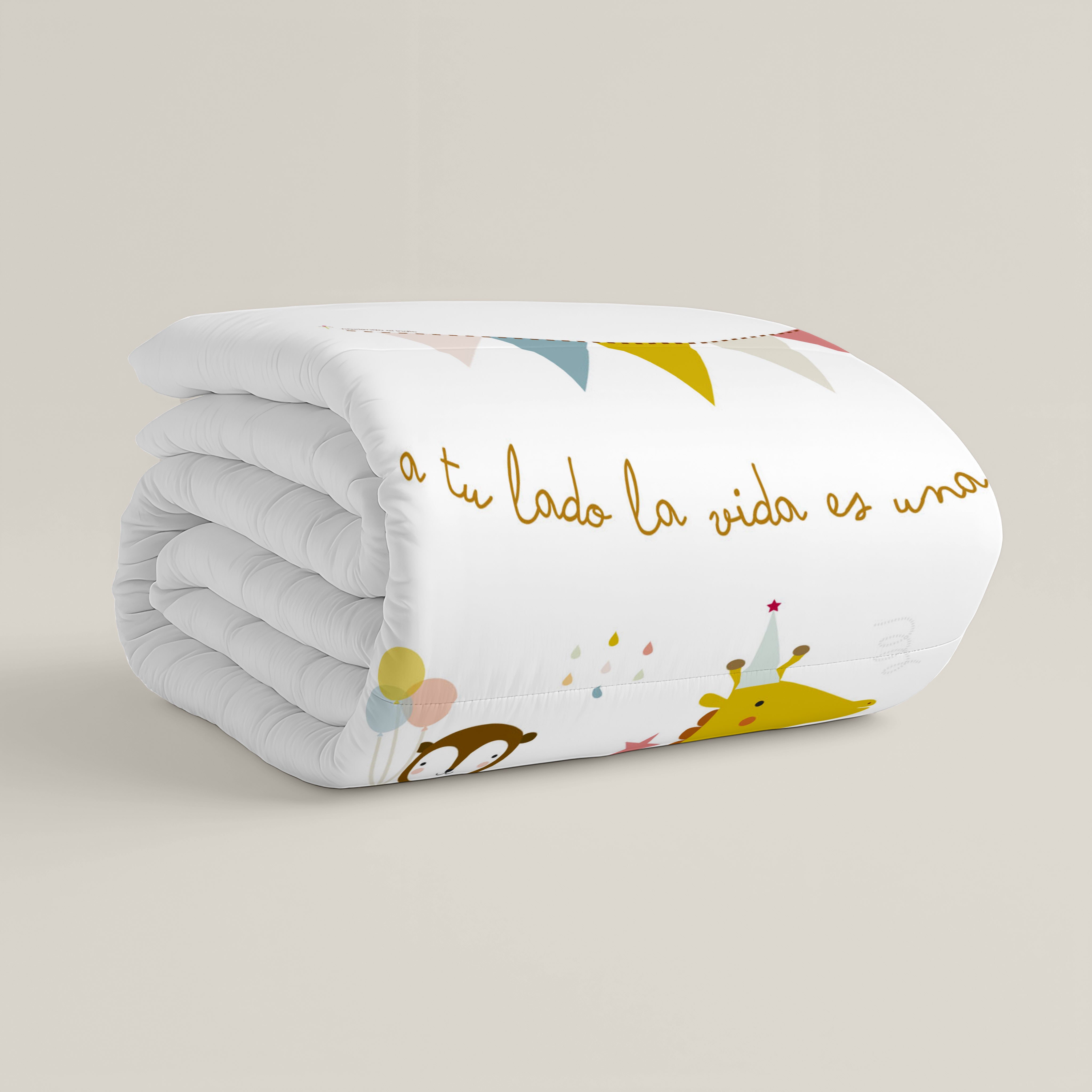 EDREDÓN NÓRDICO ESTAMPADO INFANTIL FIESTA