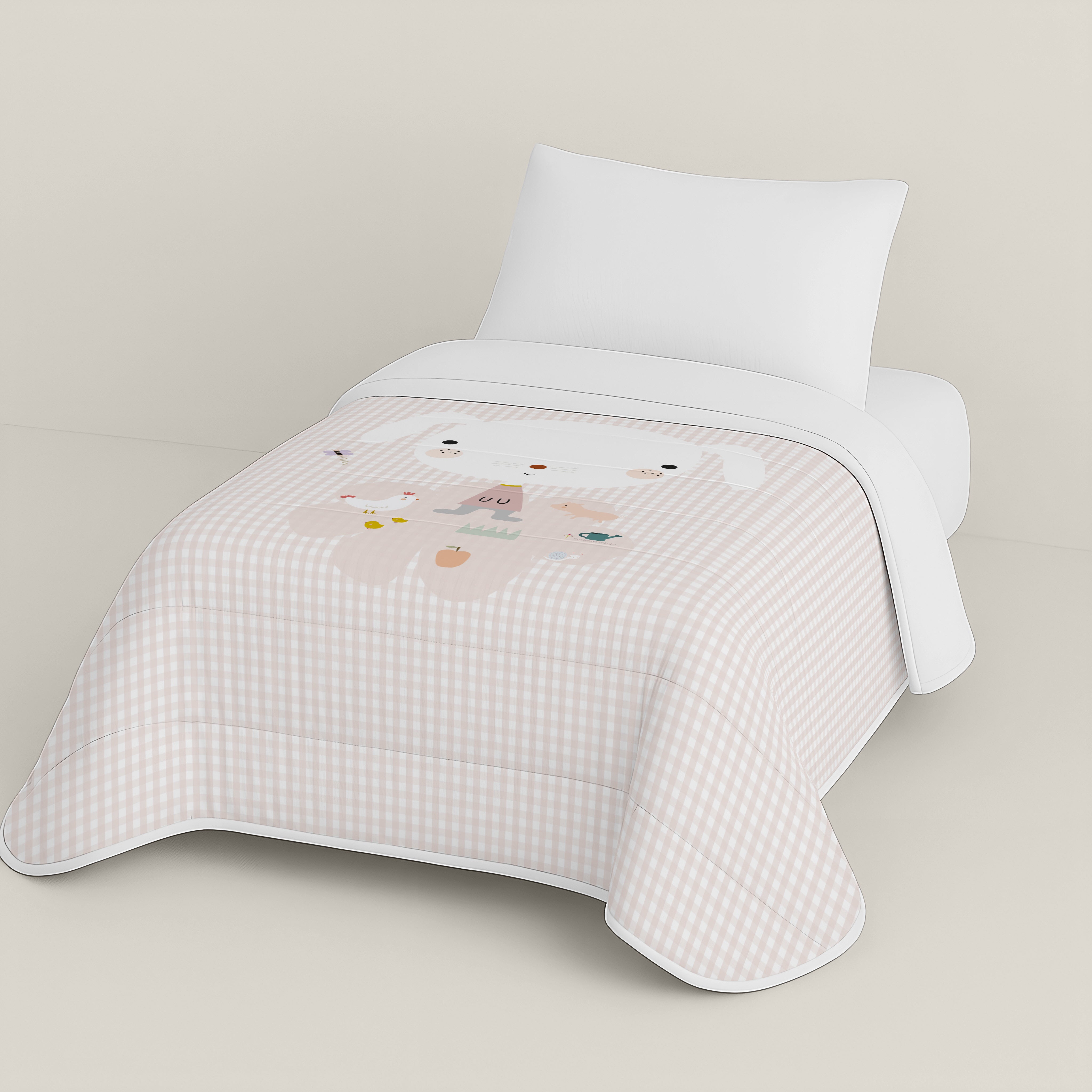 EDREDÓN NÓRDICO ESTAMPADO INFANTIL GRANJA