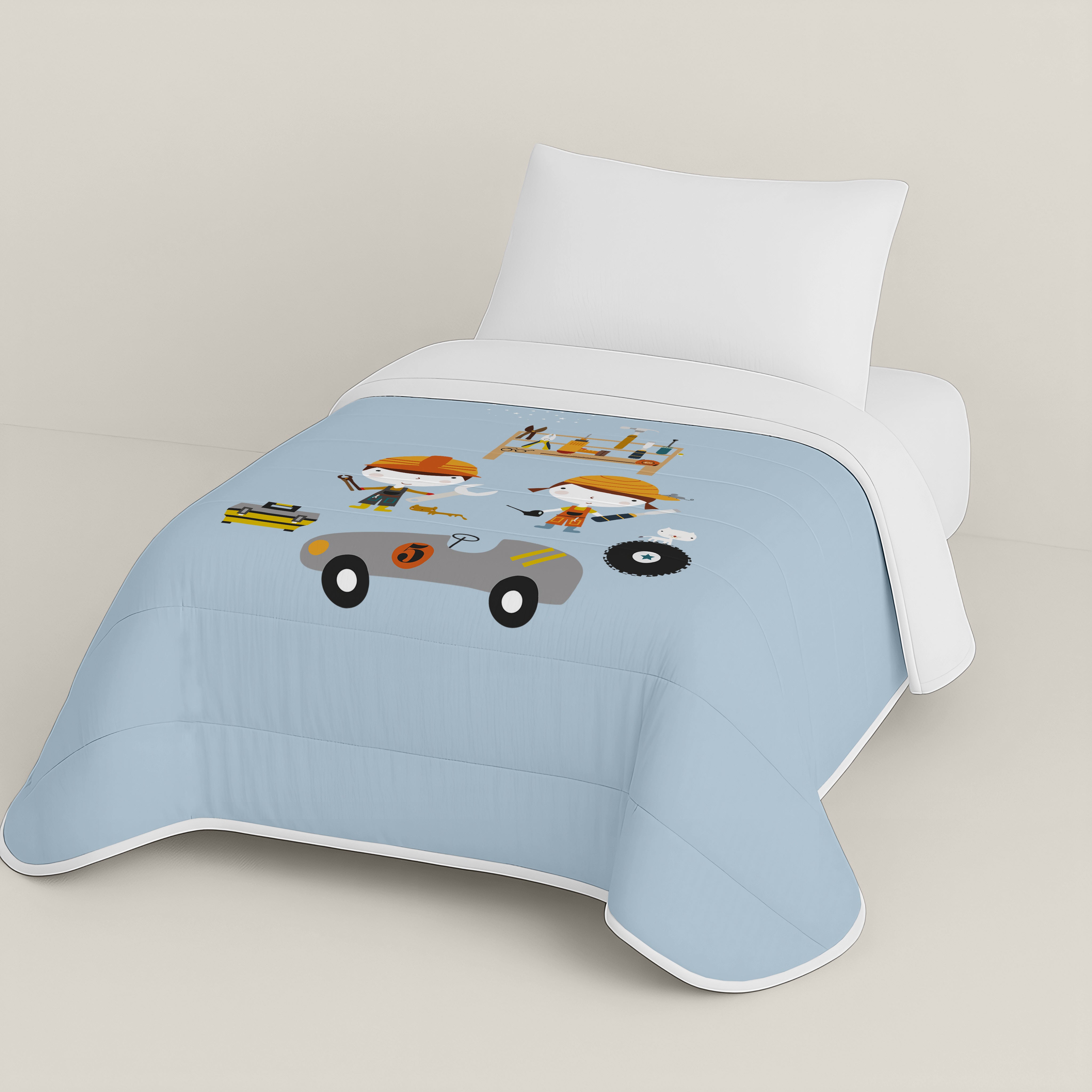 EDREDÓN NÓRDICO ESTAMPADO INFANTIL HERRAMIENTAS