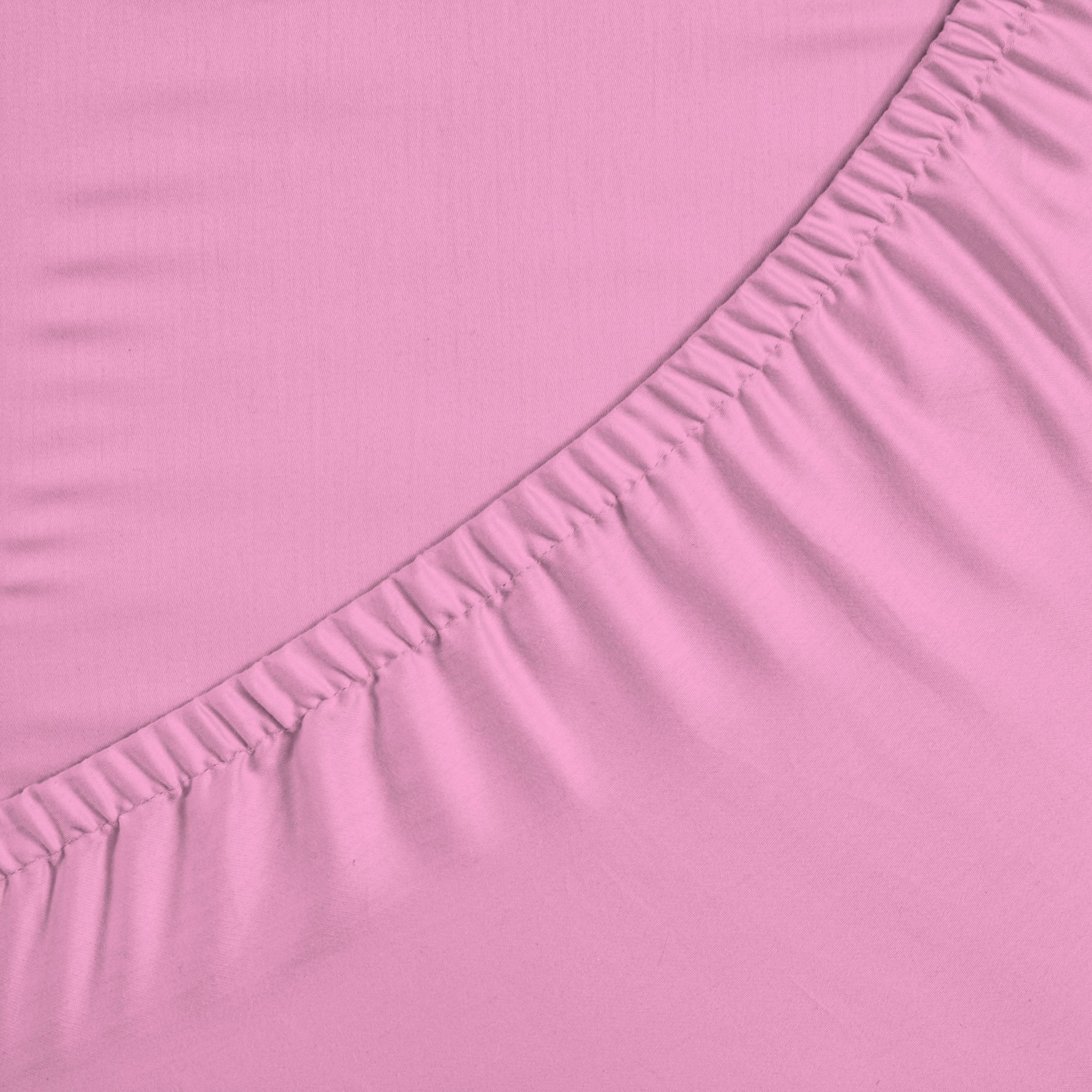 SÁBANA BAJERA AJUSTABLE 100% ALGODÓN ROSA CLARO