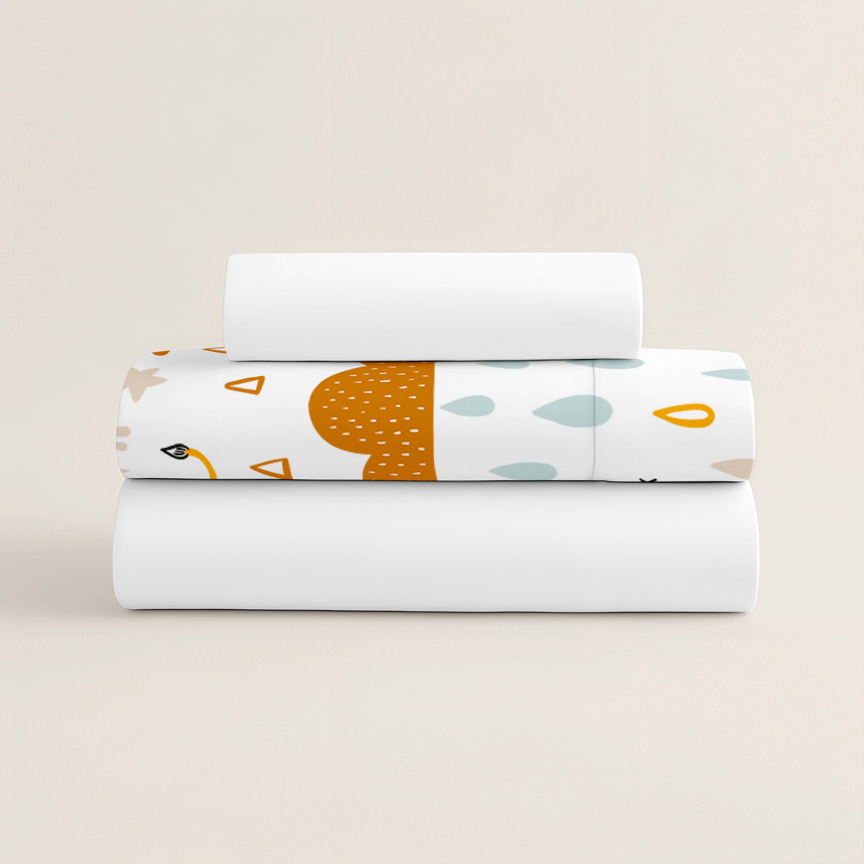 JUEGO SÁBANAS ESTAMPADAS INFANTIL OBINI 100% ALGODÓN