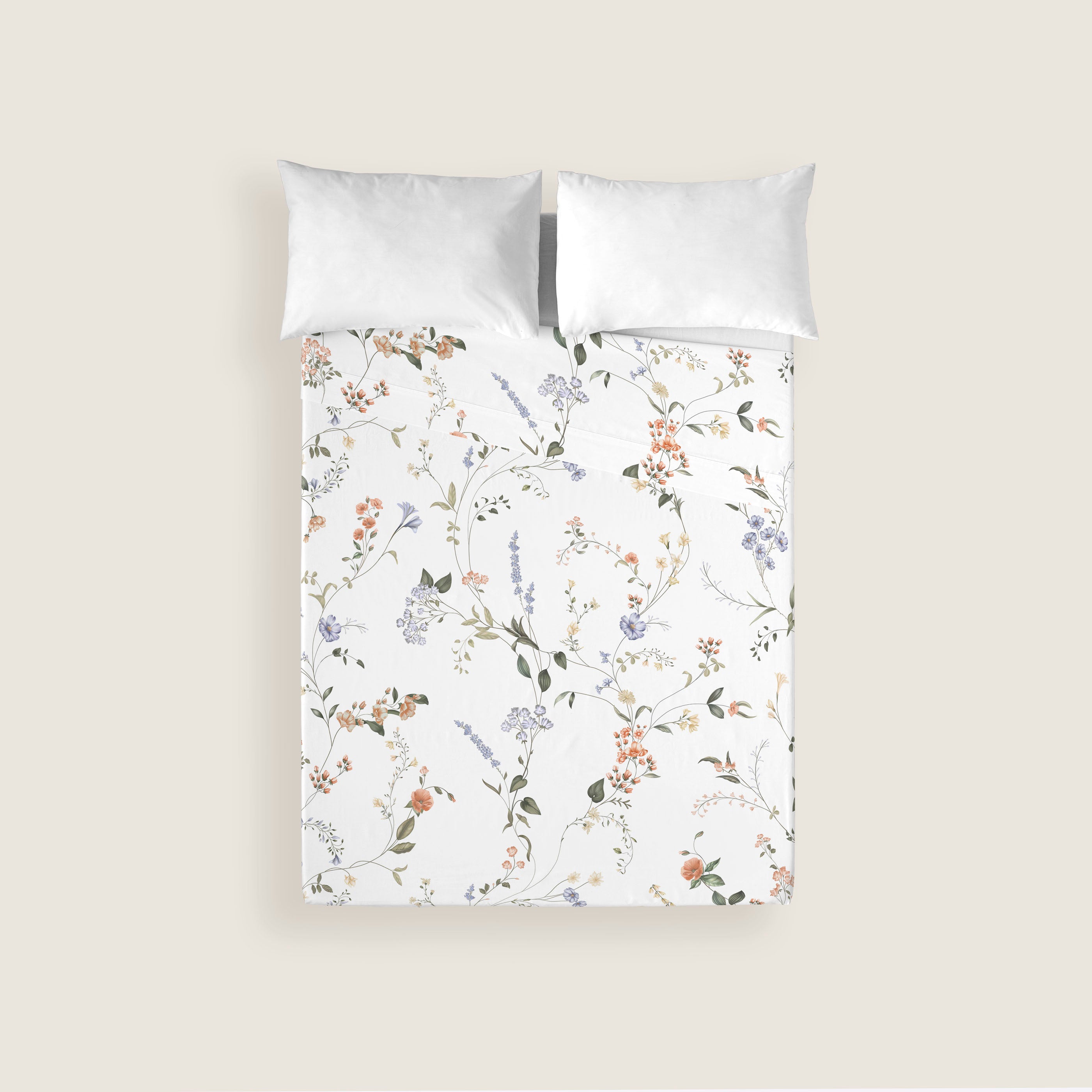 JUEGO SÁBANAS ESTAMPADAS BELTANE 100% ALGODÓN