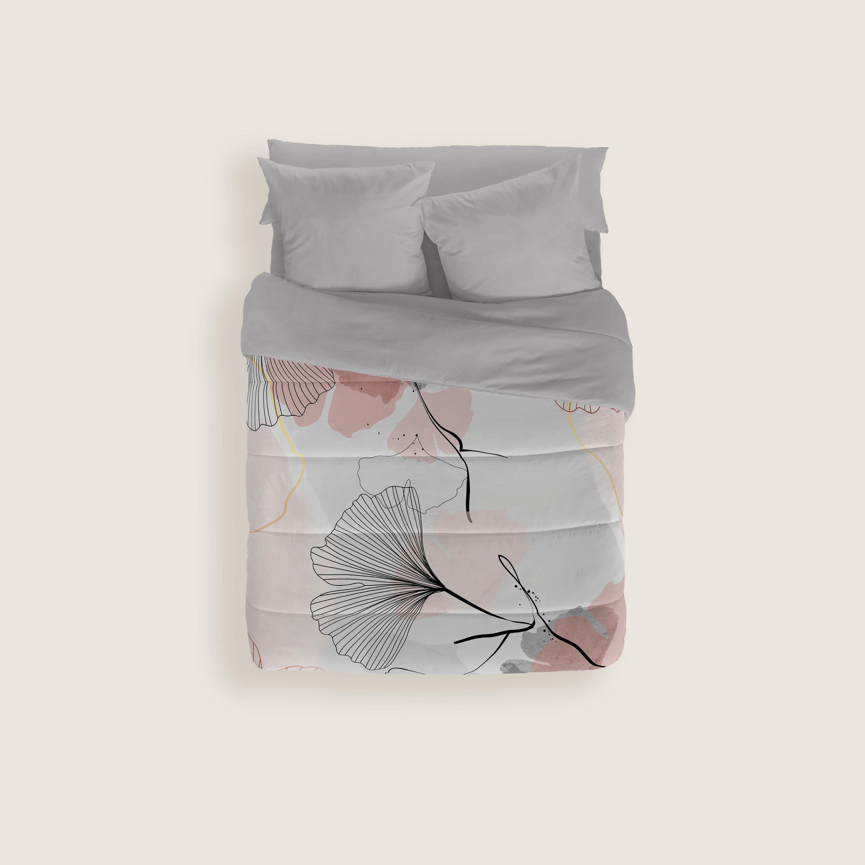EDREDÓN NÓRDICO ESTAMPADO GINGKA