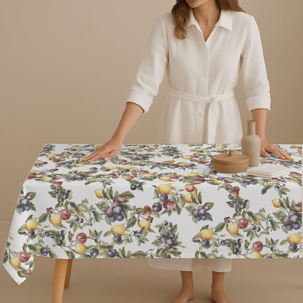 MANTEL ESTAMPADO ANTIMANCHAS SIDONIE