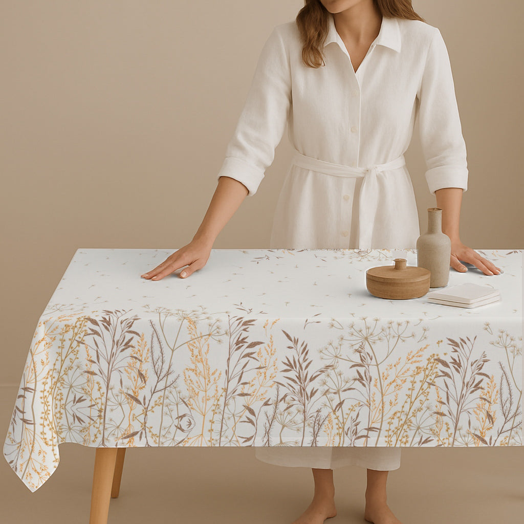MANTEL ESTAMPADO ANTIMANCHAS MONT HERBES