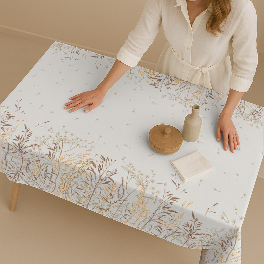 MANTEL ESTAMPADO ANTIMANCHAS MONT HERBES