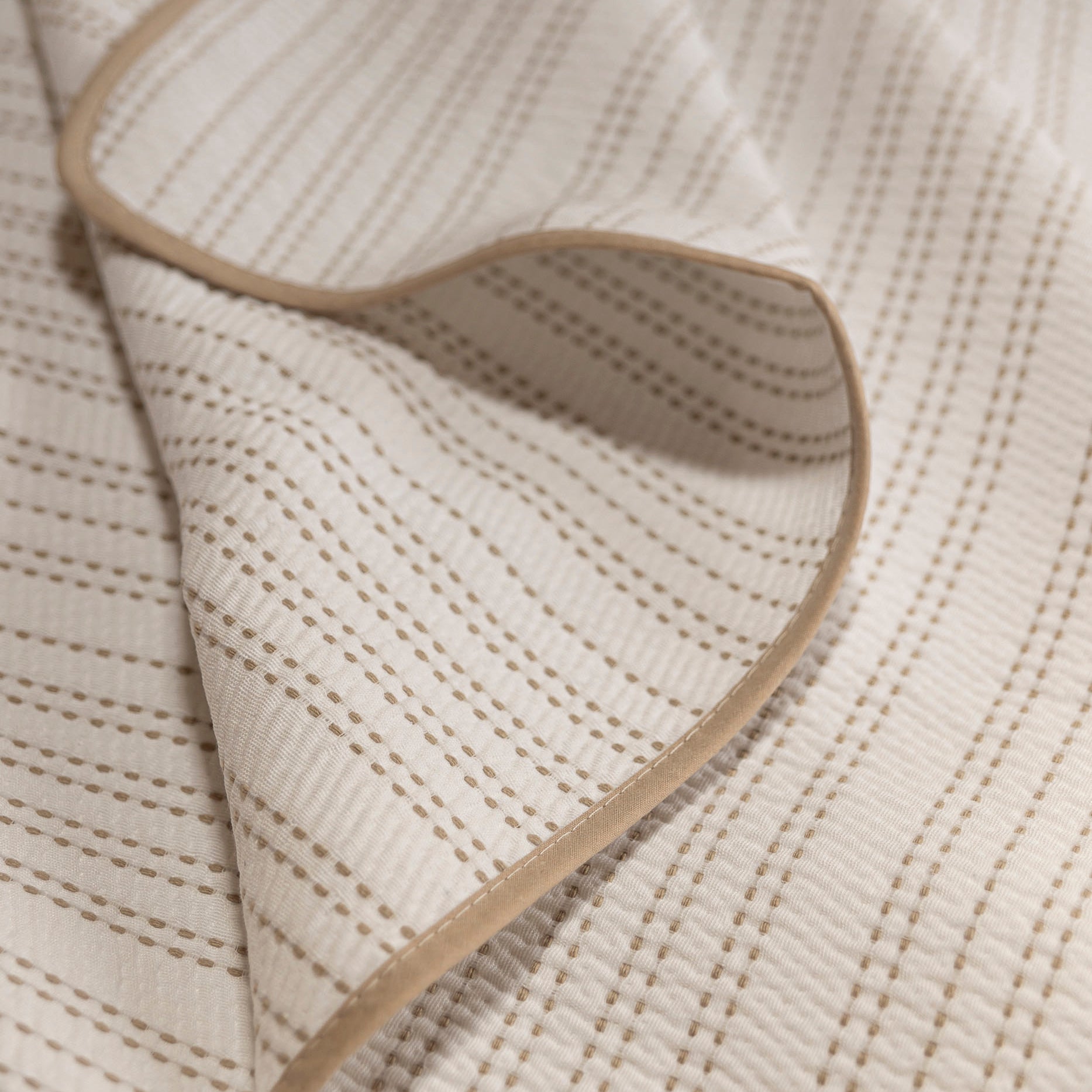 COLCHA BOUTI JACQUARD ALBA BEIGE