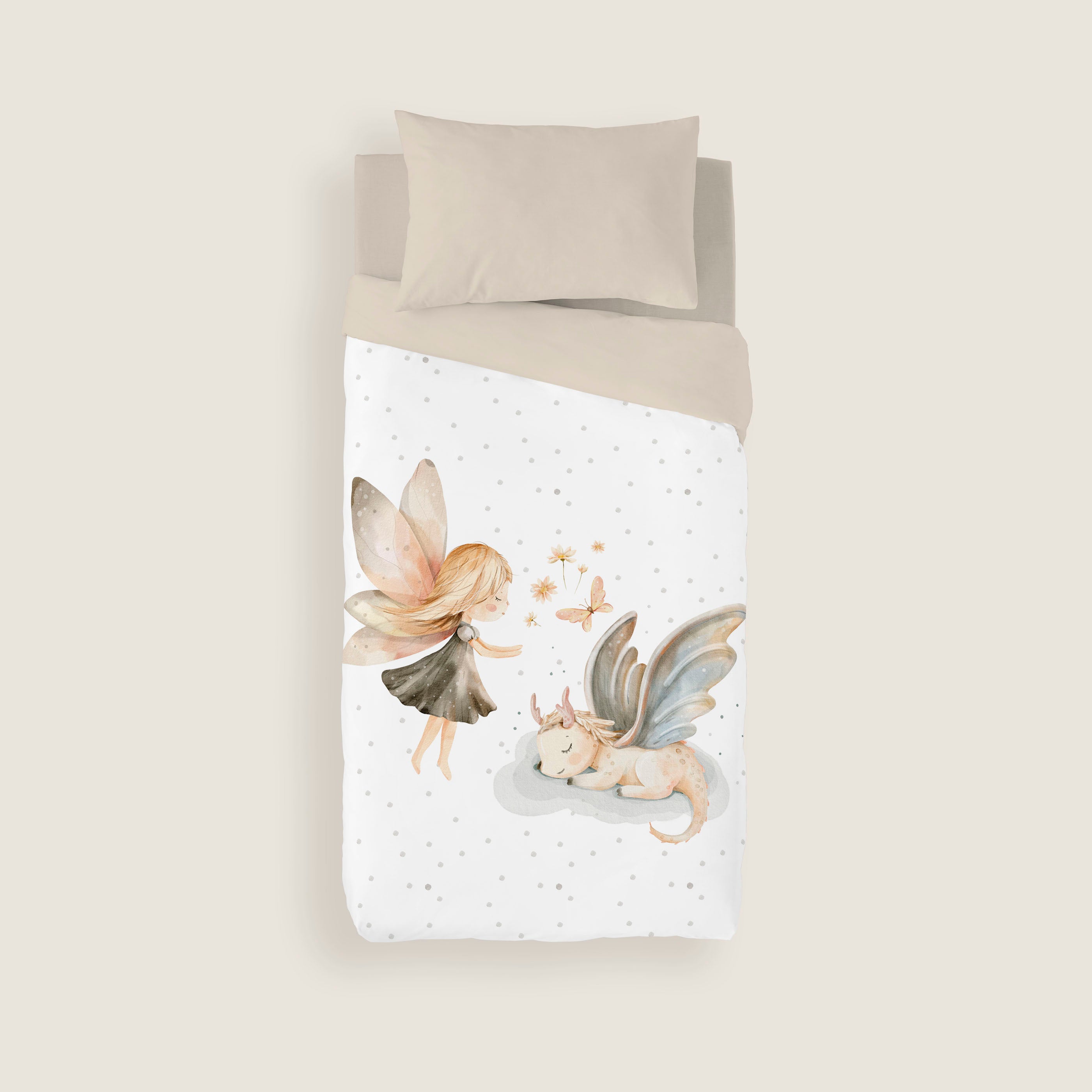 FUNDA NÓRDICA ESTAMPADA INFANTIL ELIA 100% ALGODÓN