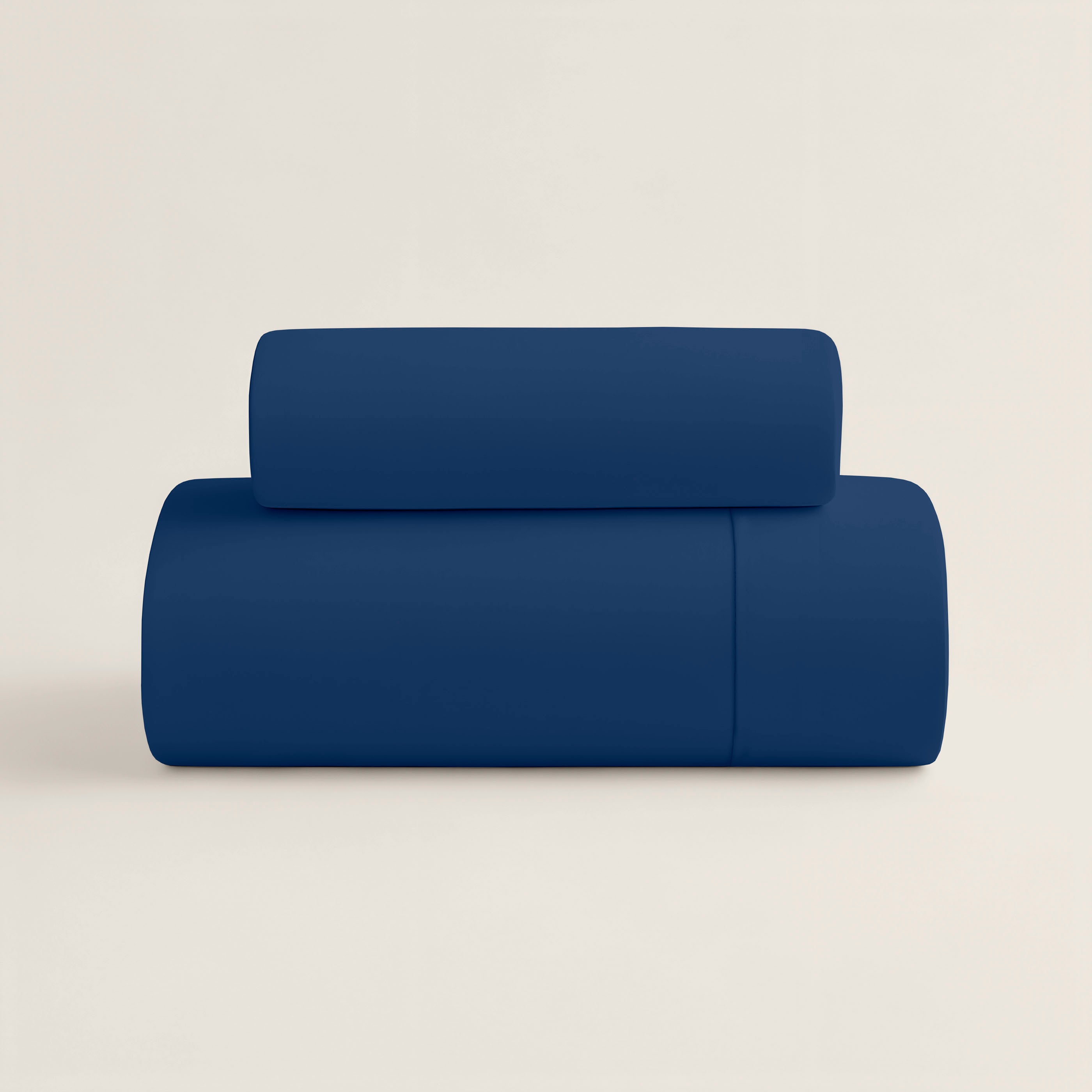 FUNDA NÓRDICA LISA AZUL 100% ALGODÓN