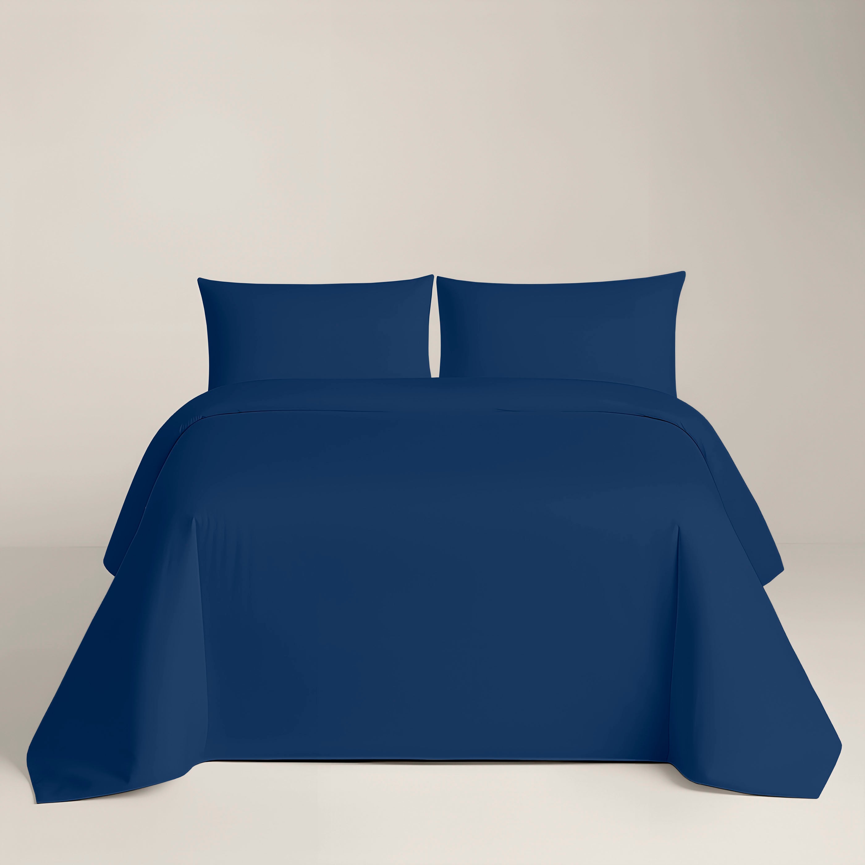 COPRIPIUMINO LISCIO BLU 100% COTONE