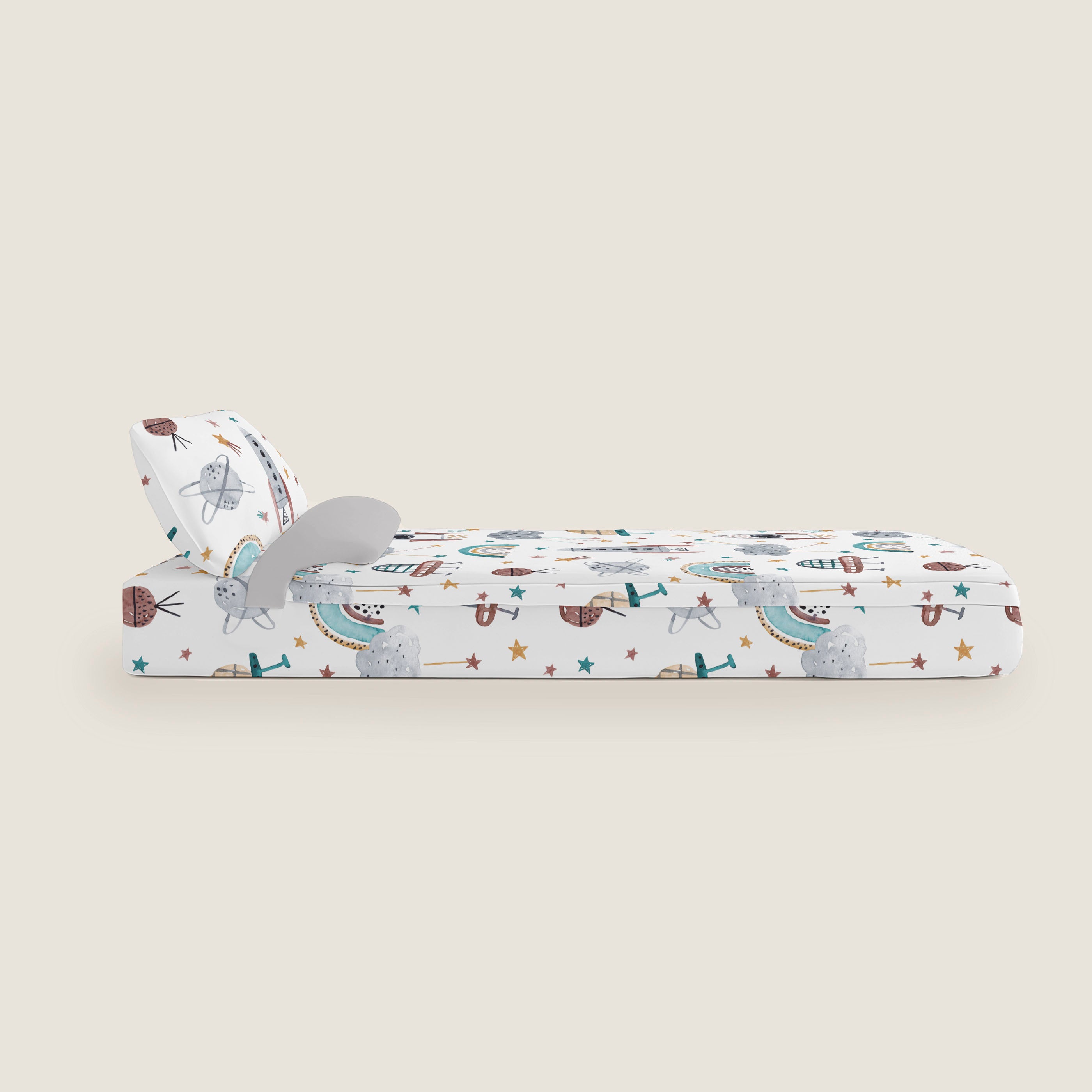 SACO NÓRDICO INFANTIL ROCKET 100% ALGODÓN