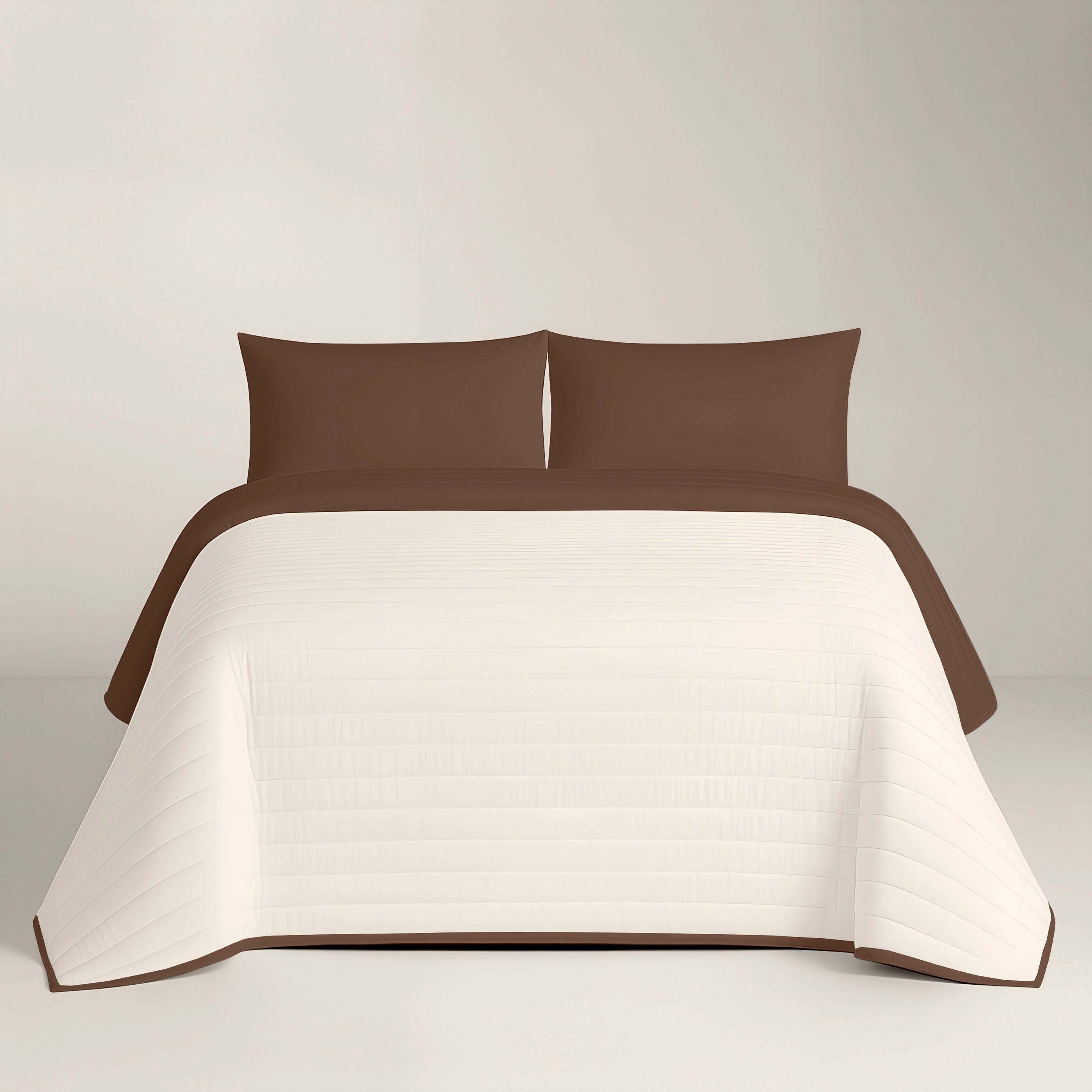 COPERTA BOUTI BICOLORE TALPA/PIETRA L.198