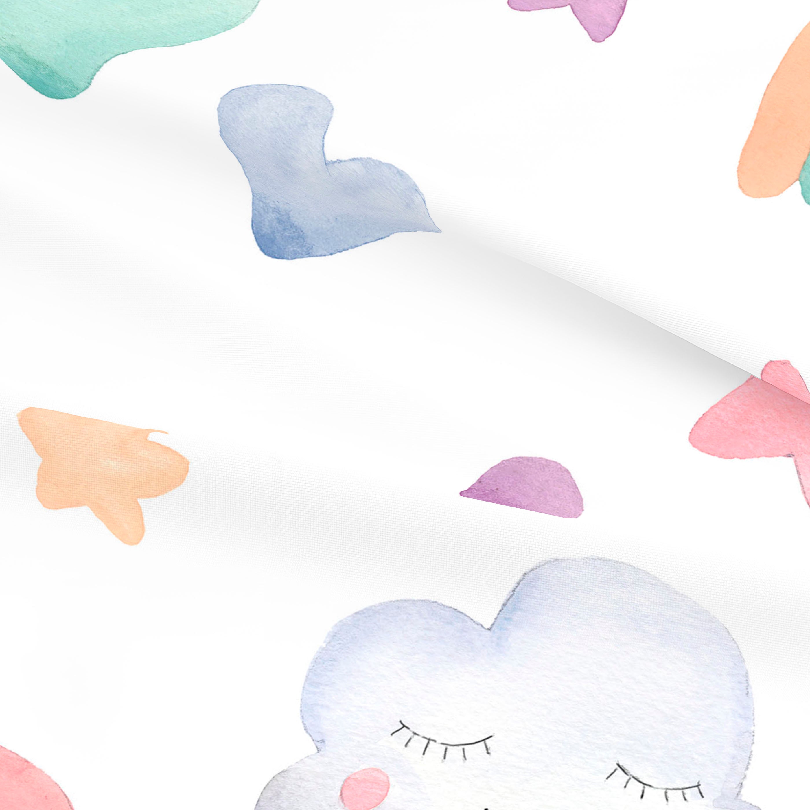 COPRIPIUMINO STAMPATO PER BAMBINI CONFETTI 100% COTONE