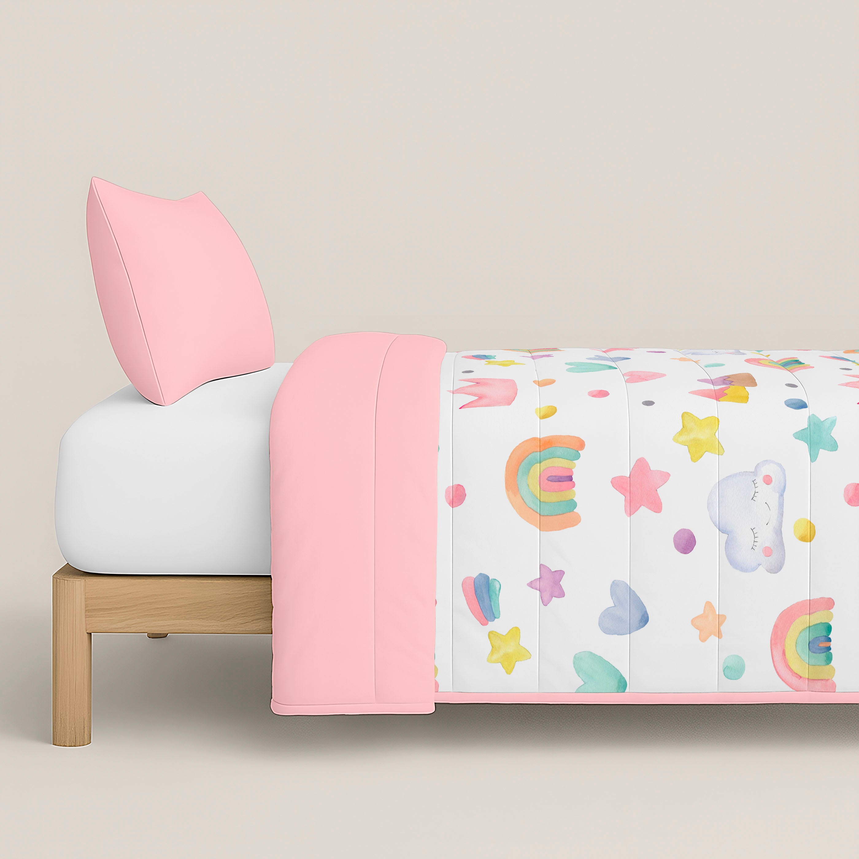 EDREDÓN NÓRDICO ESTAMPADO INFANTIL CONFETTI