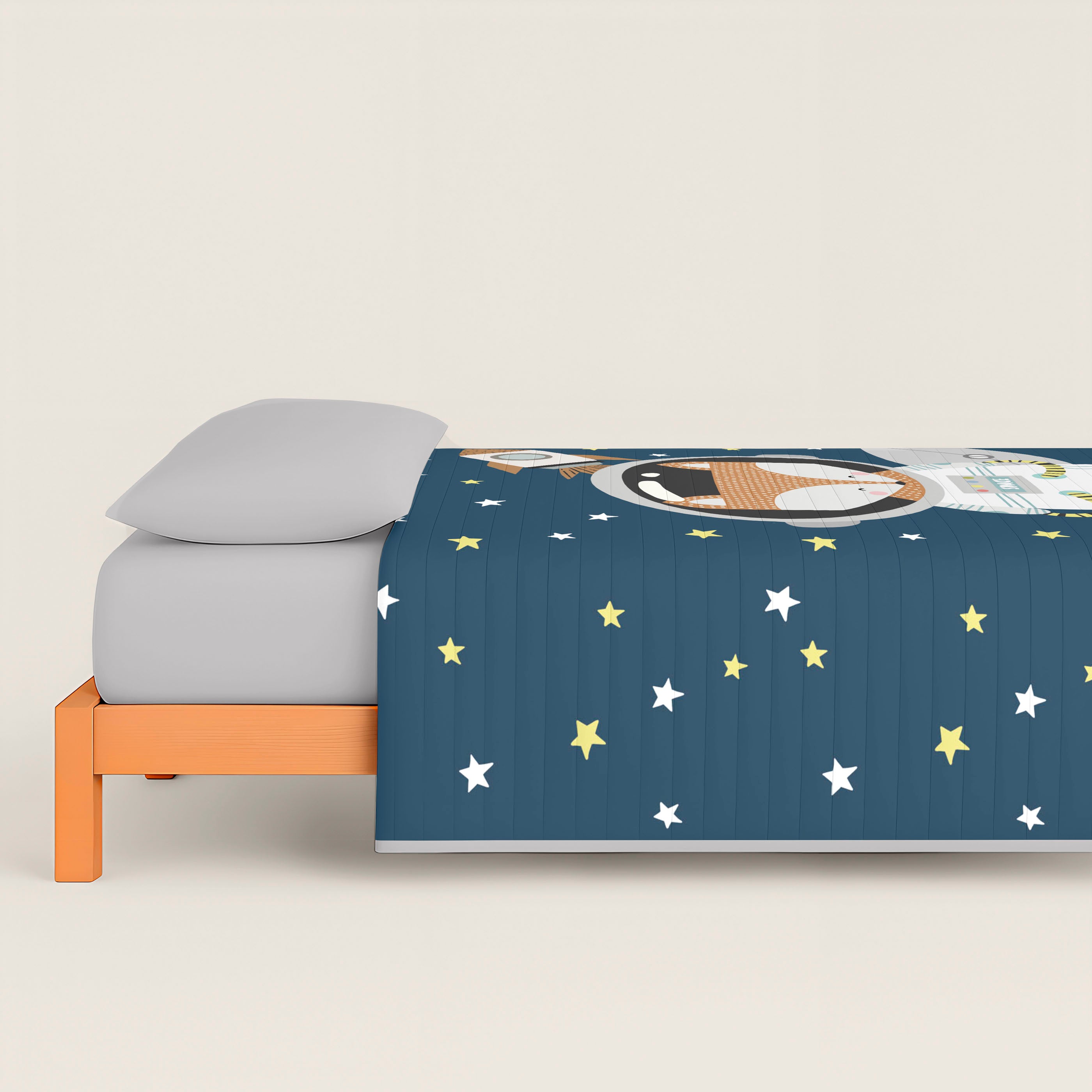 COLCHA BOUTI ESTAMPADA INFANTIL NEIL 100% ALGODÓN