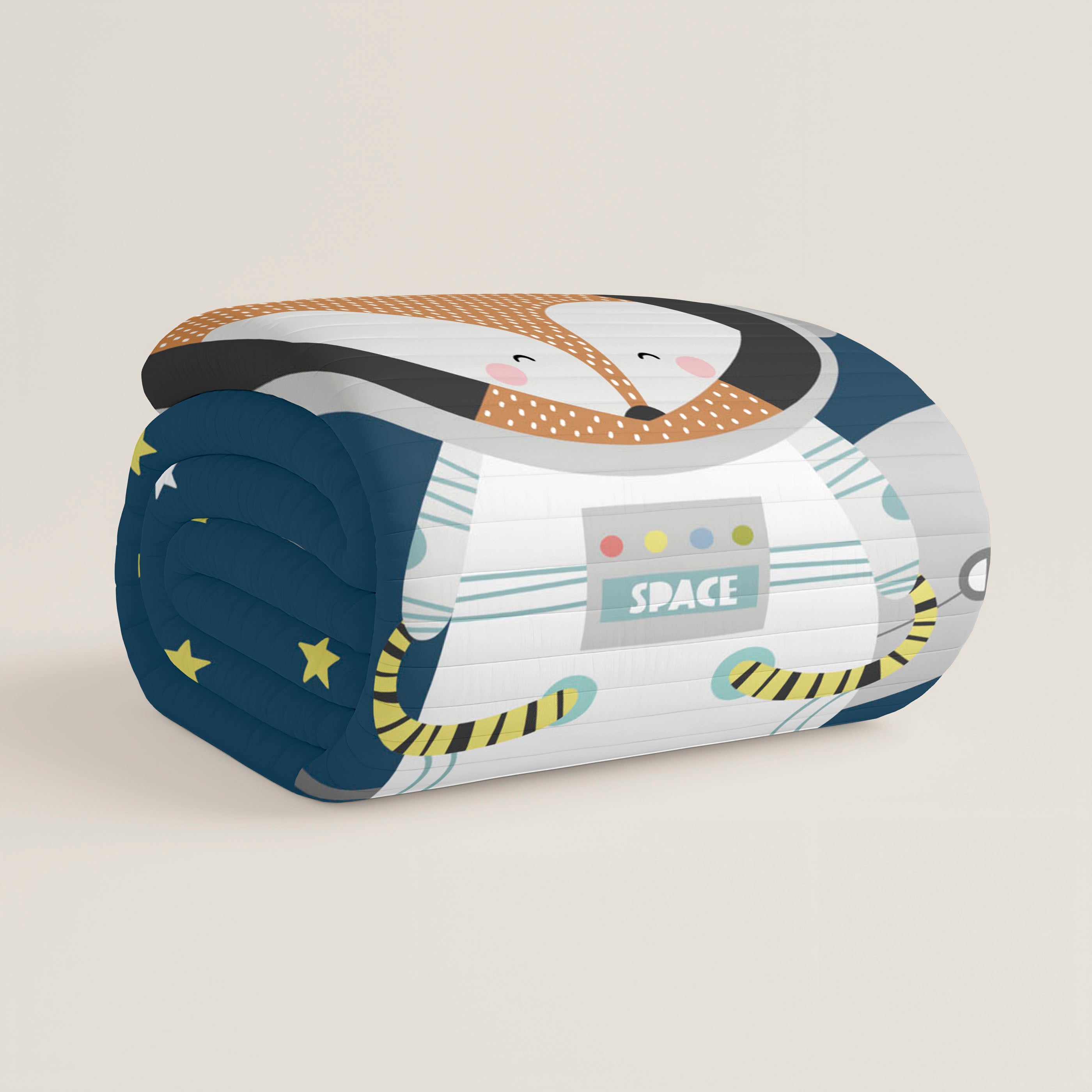 COLCHA BOUTI ESTAMPADA INFANTIL NEIL 100% ALGODÓN