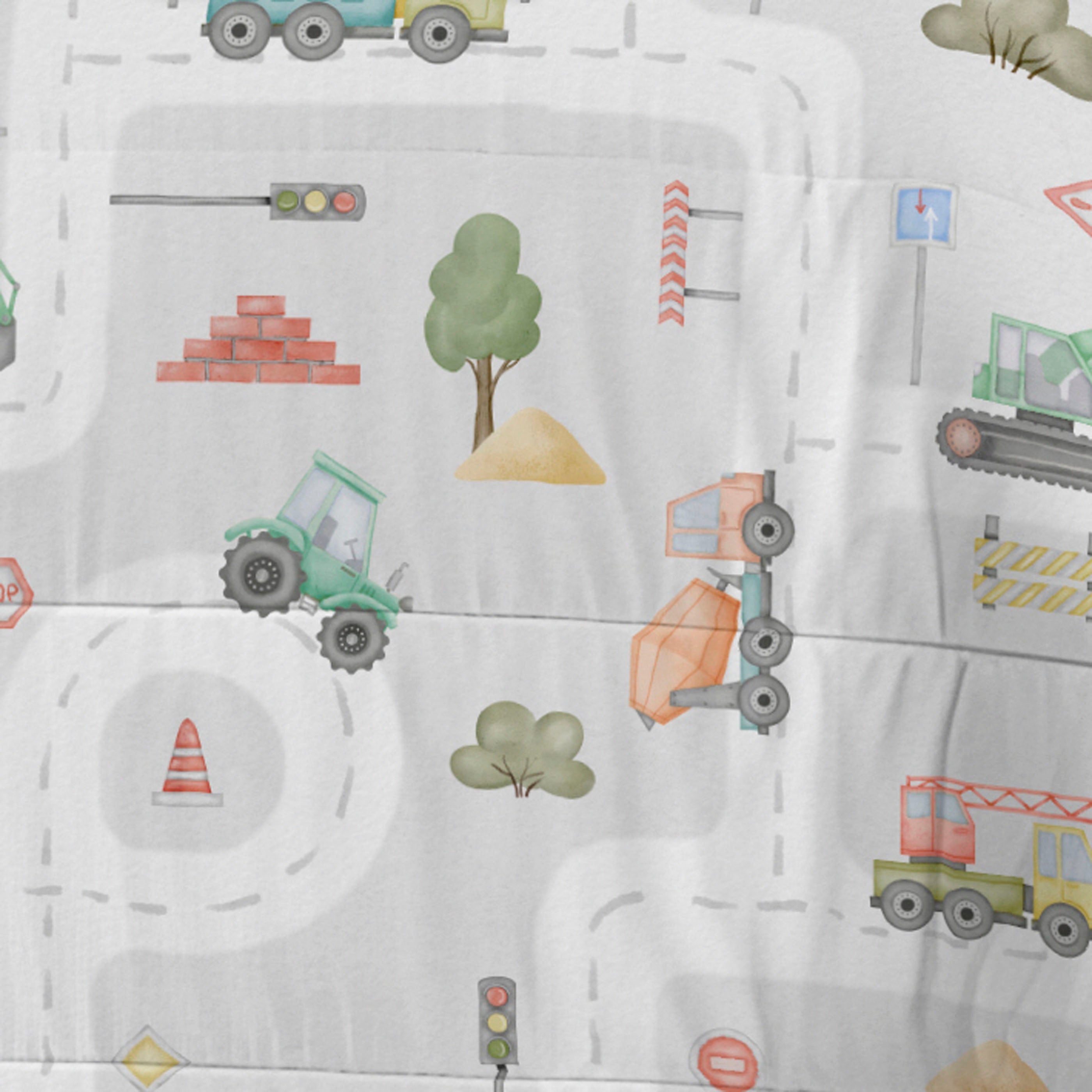 EDREDÓN NÓRDICO ESTAMPADO INFANTIL ROAD