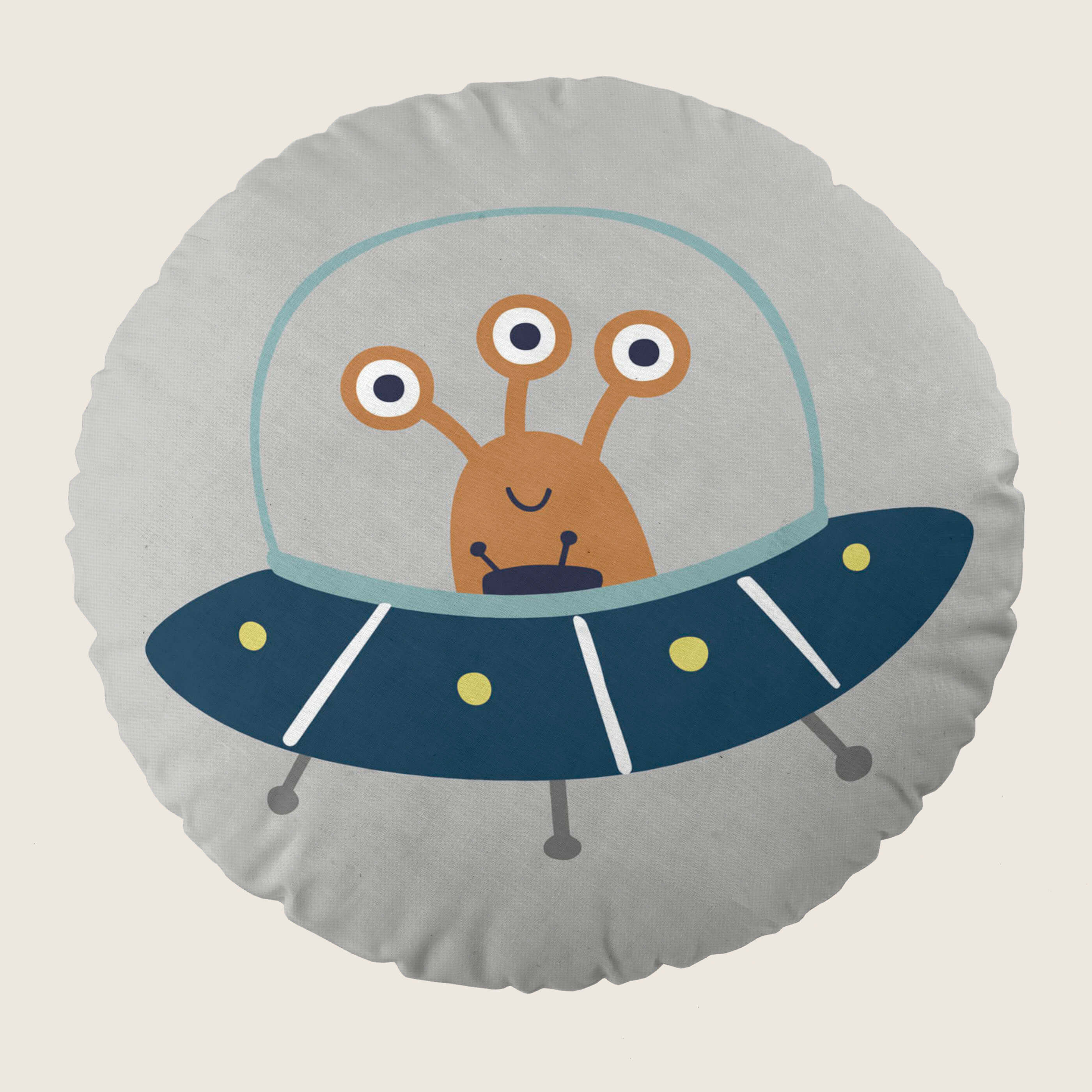 COJÍN REDONDO INFANTIL ESTAMPADO NEIL