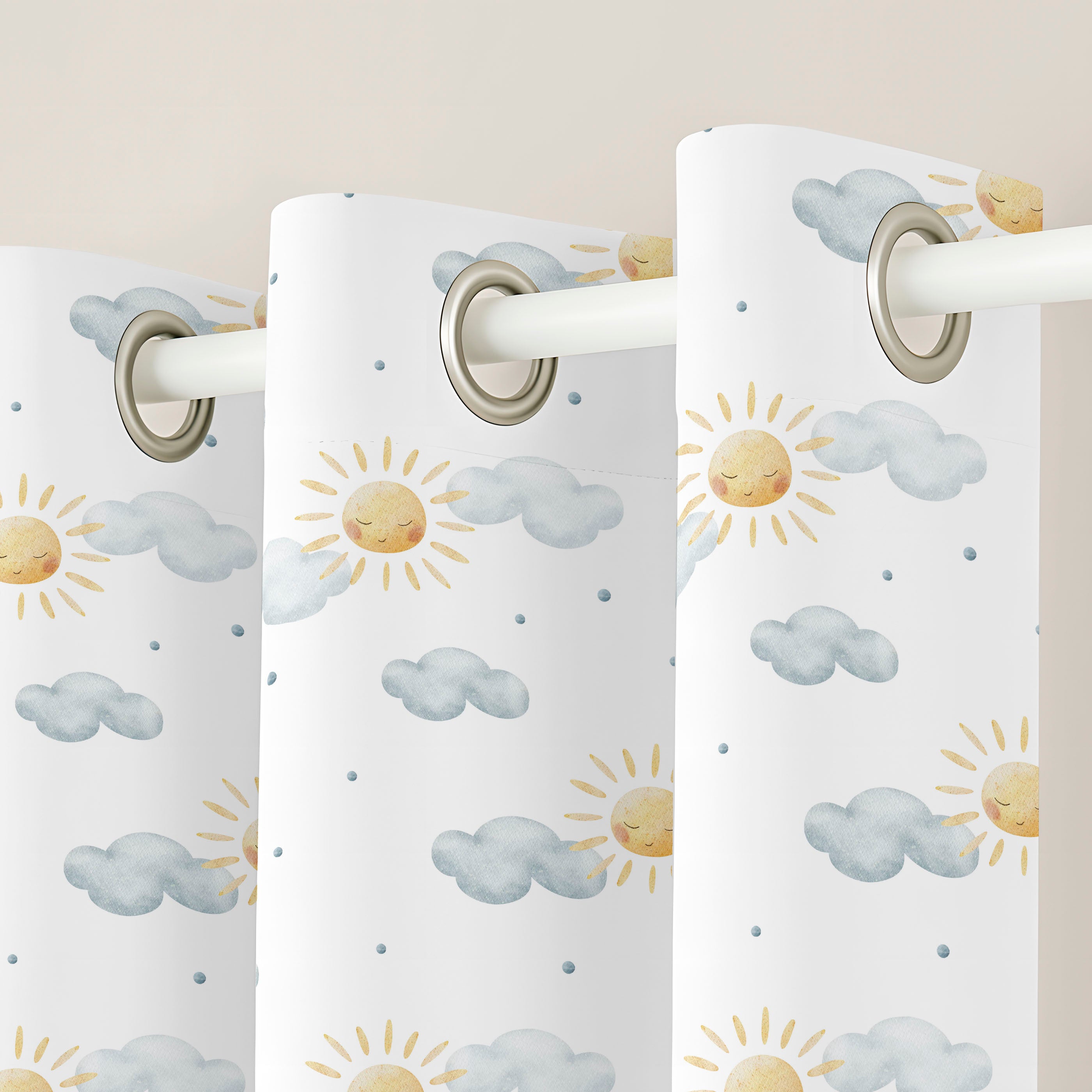 CORTINA INFANTIL SUN 100% ALGODÓN