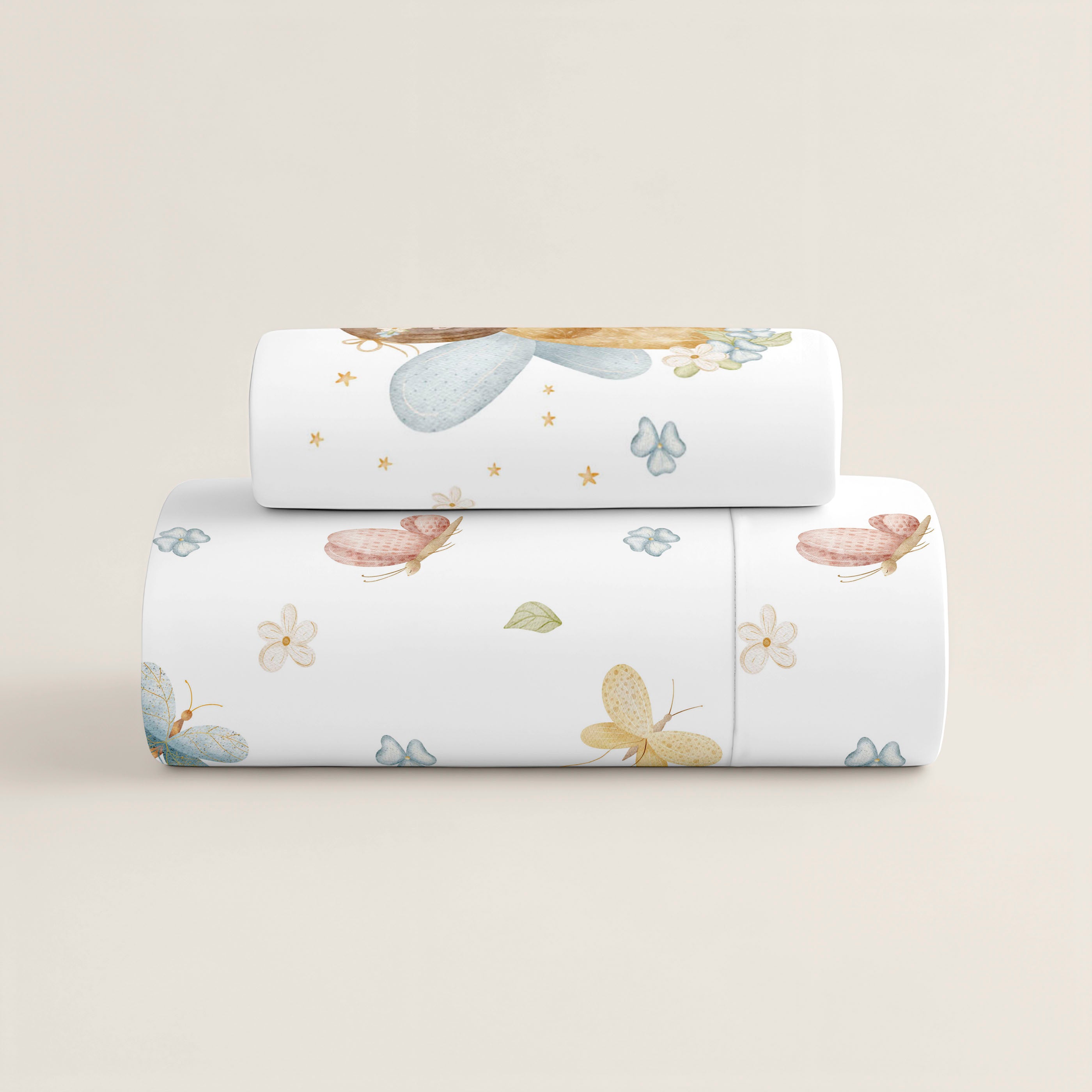 FUNDA NÓRDICA REVERSIBLE CUNA BEBÉ LORIAN 100% ALGODÓN