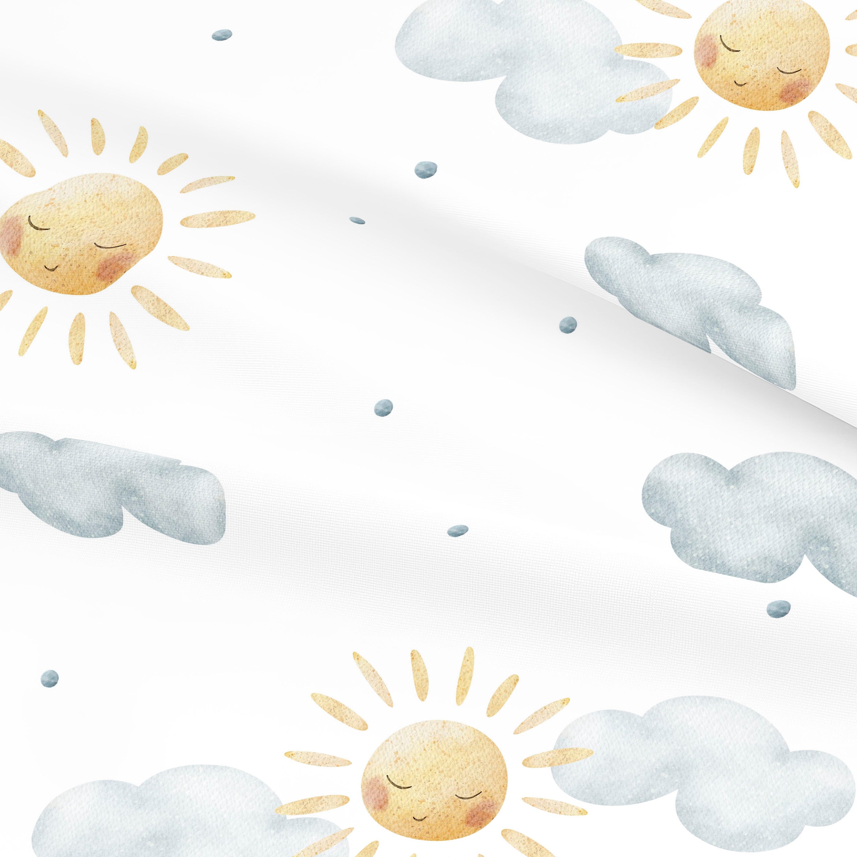 JUEGO DE SÁBANAS CUNA BEBÉ SUN 100% ALGODÓN