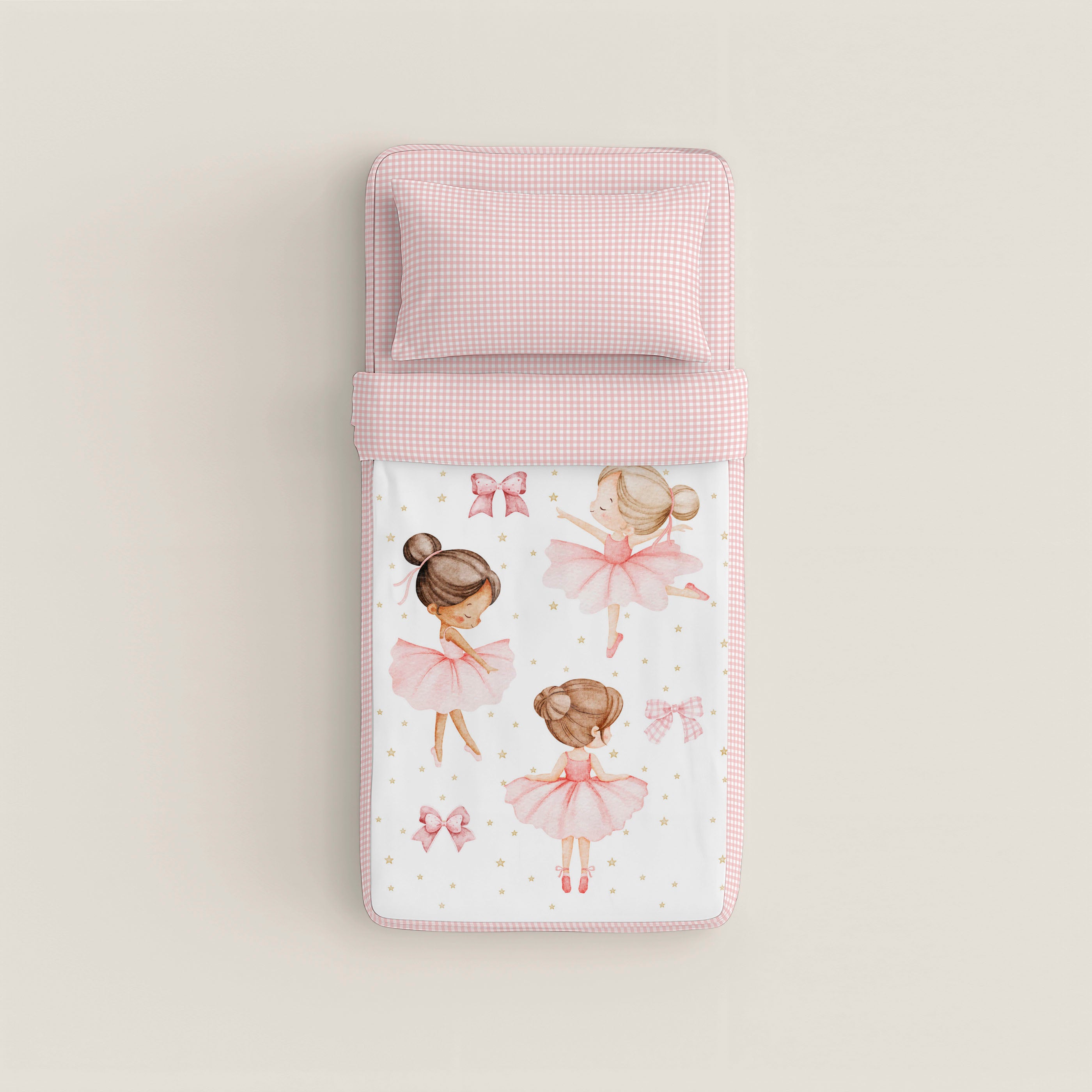 SACCO COPRIPIUMINO PER BAMBINI BALLET 100% COTONE