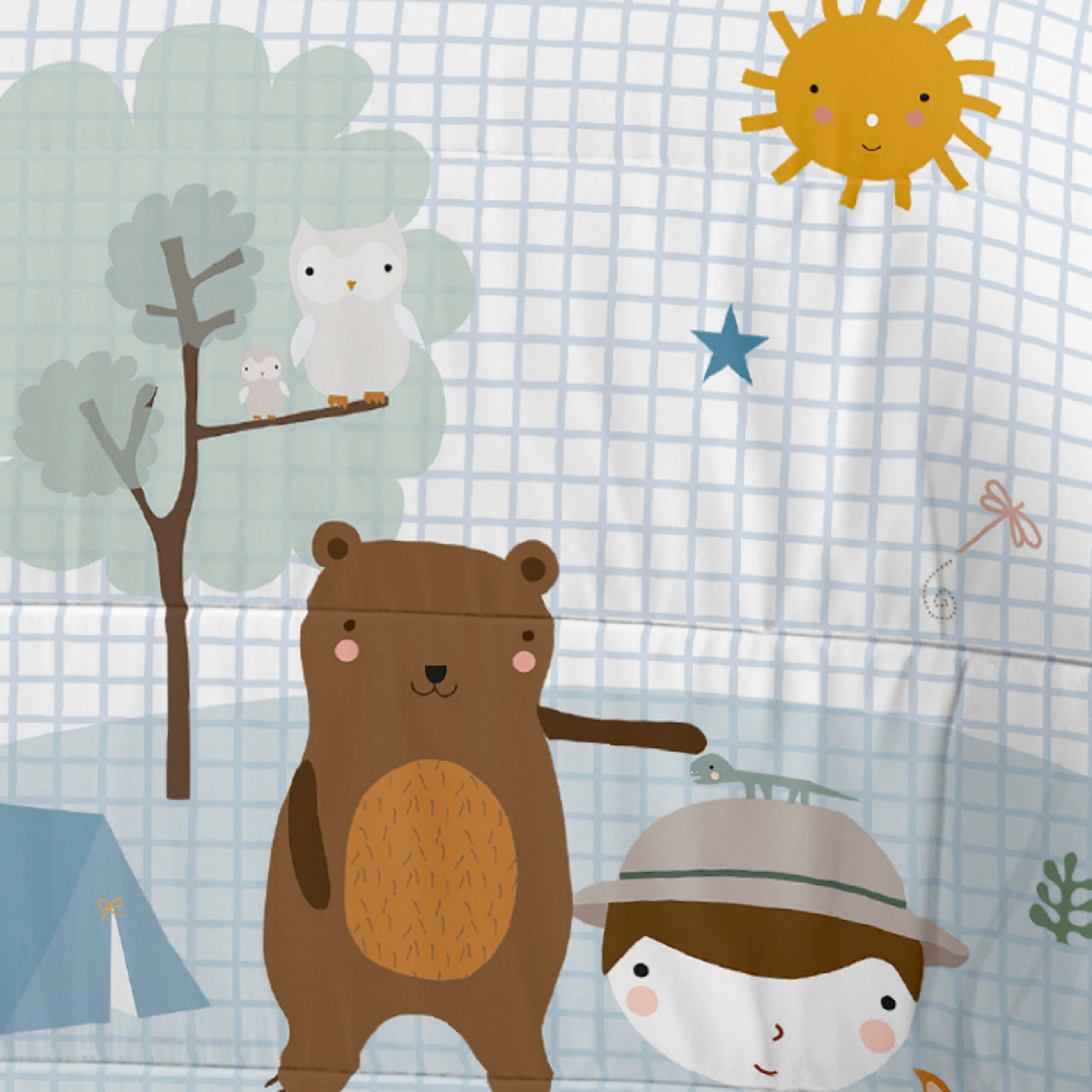 EDREDÓN NÓRDICO ESTAMPADO INFANTIL AVENTURA BOSQUE