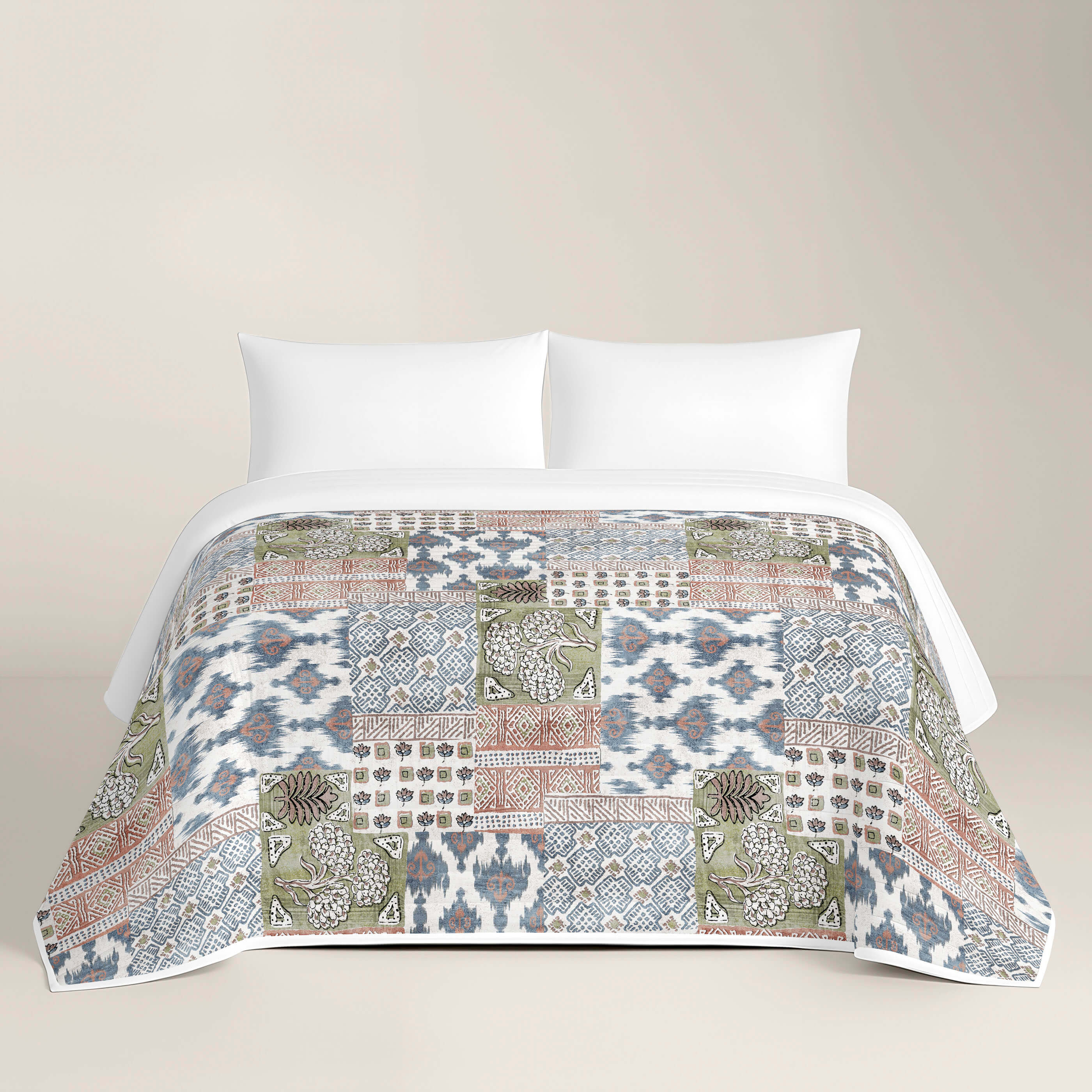 COPRILETTO BOUTIS STAMPATO DENIM