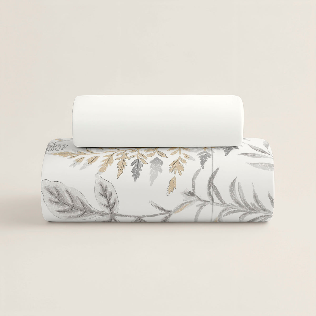 FUNDA NÓRDICA ESTAMPADA FERN 100% ALGODÓN