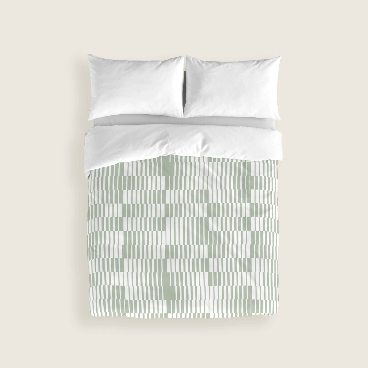 HOUSSE DE COUETTE IMPRIMÉE NAUEK GREY 100% COTON