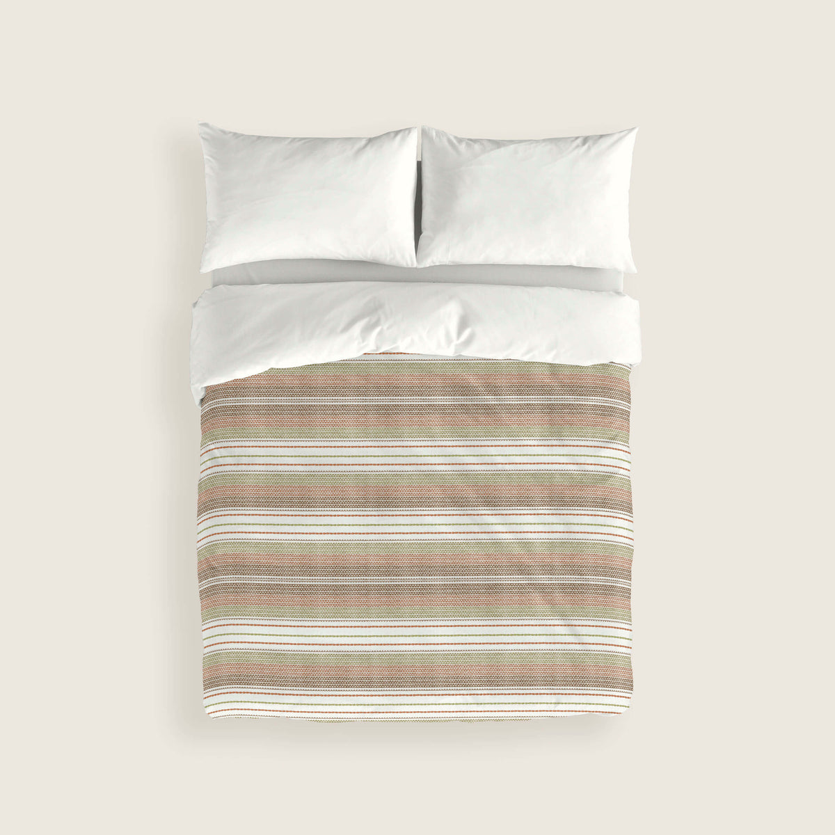 COPRIPIUMINO STAMPATO NAUEK GREY 100% COTONE