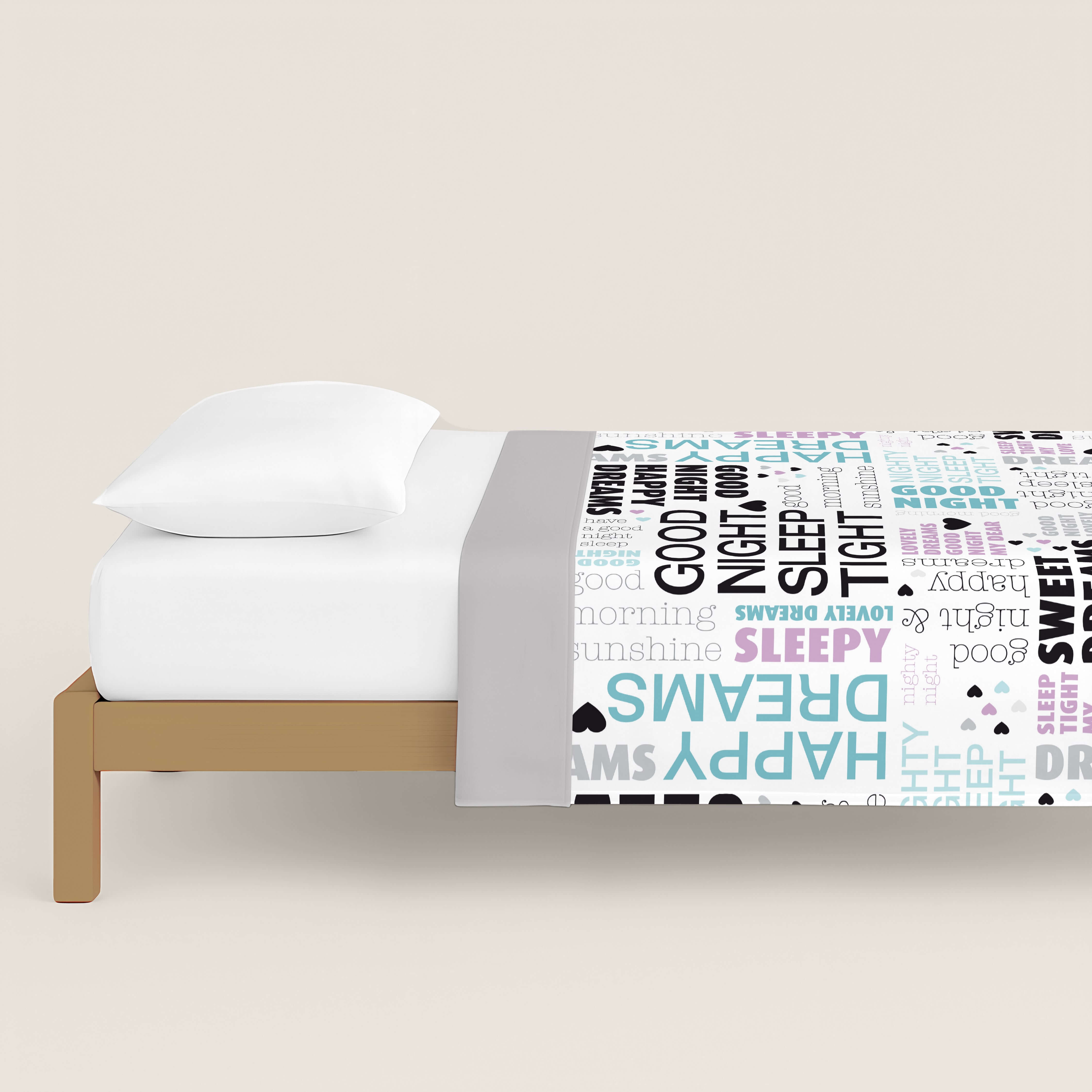 FUNDA NÓRDICA ESTAMPADA GOD NATT 100% ALGODÓN