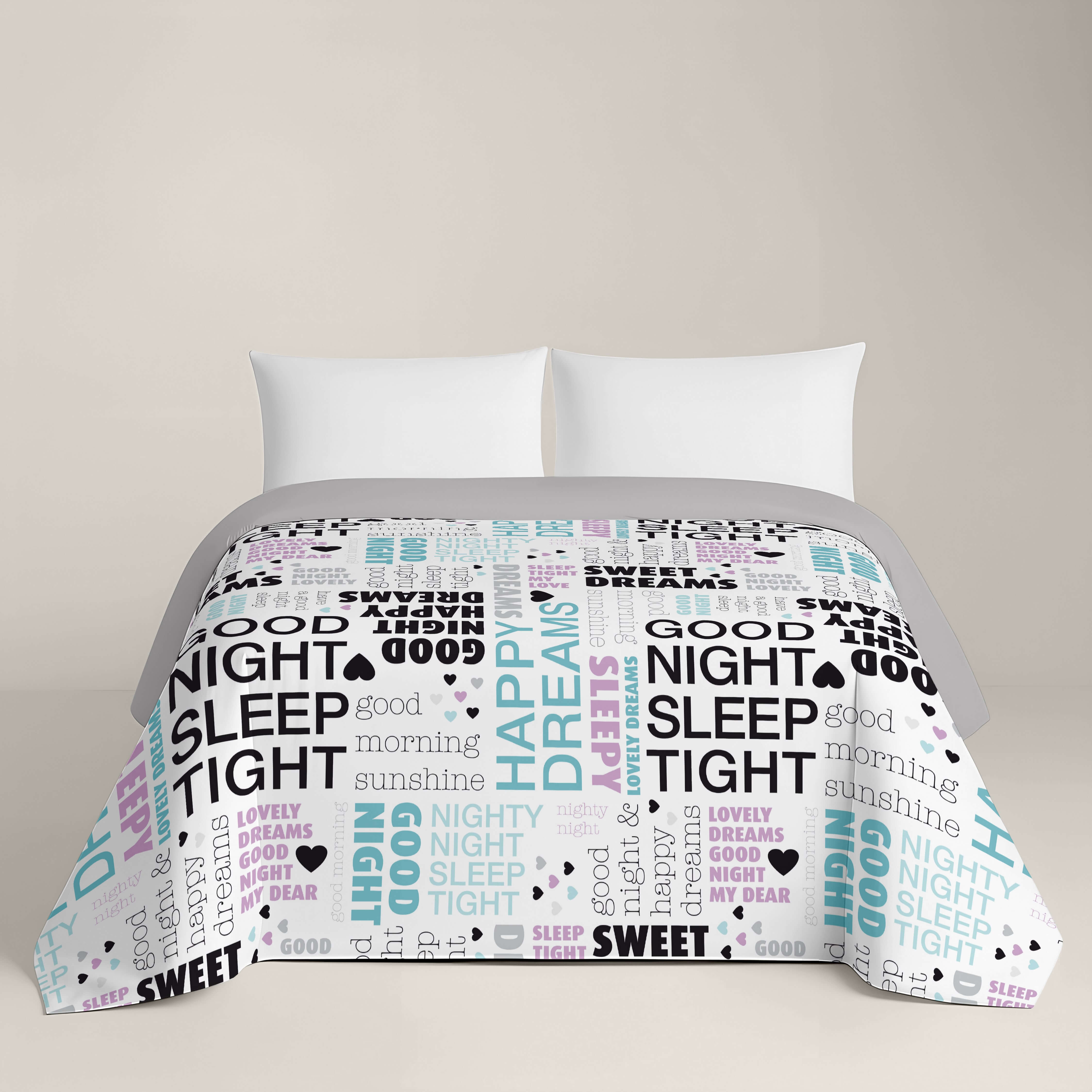 FUNDA NÓRDICA ESTAMPADA GOD NATT 100% ALGODÓN