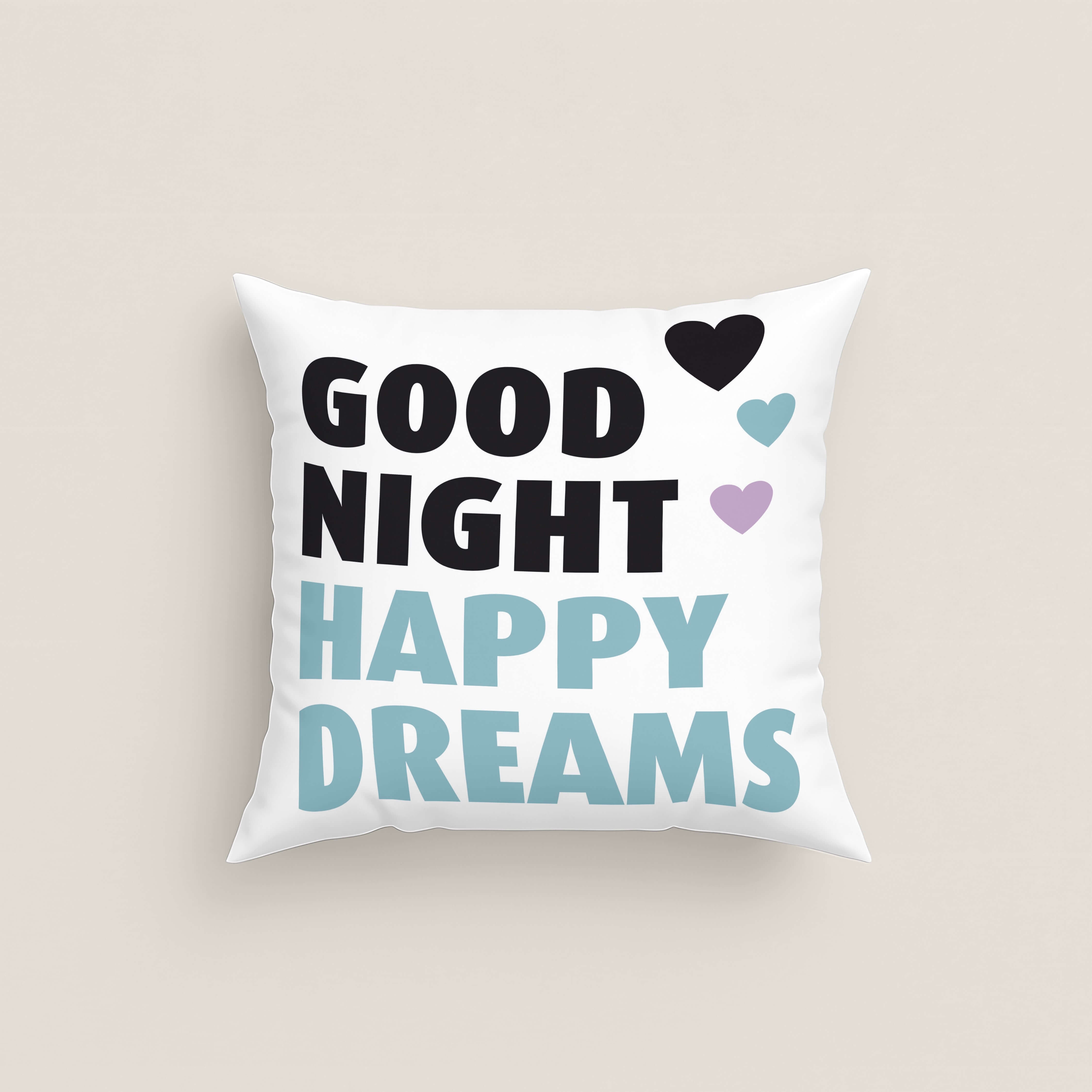 FUNDA DE COJÍN ESTAMPADO GOD NATT 100% ALGODÓN